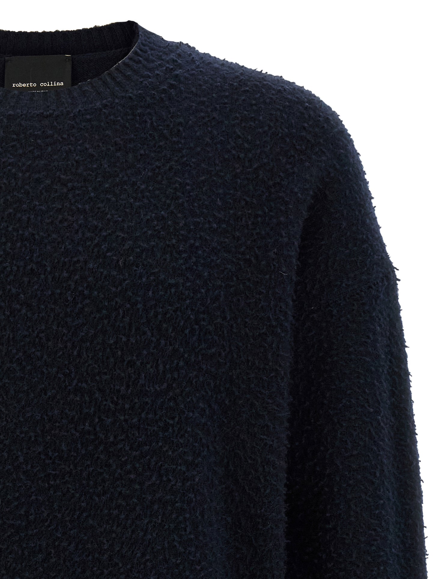 Roberto Collina Blue Merino Wool Cardigan