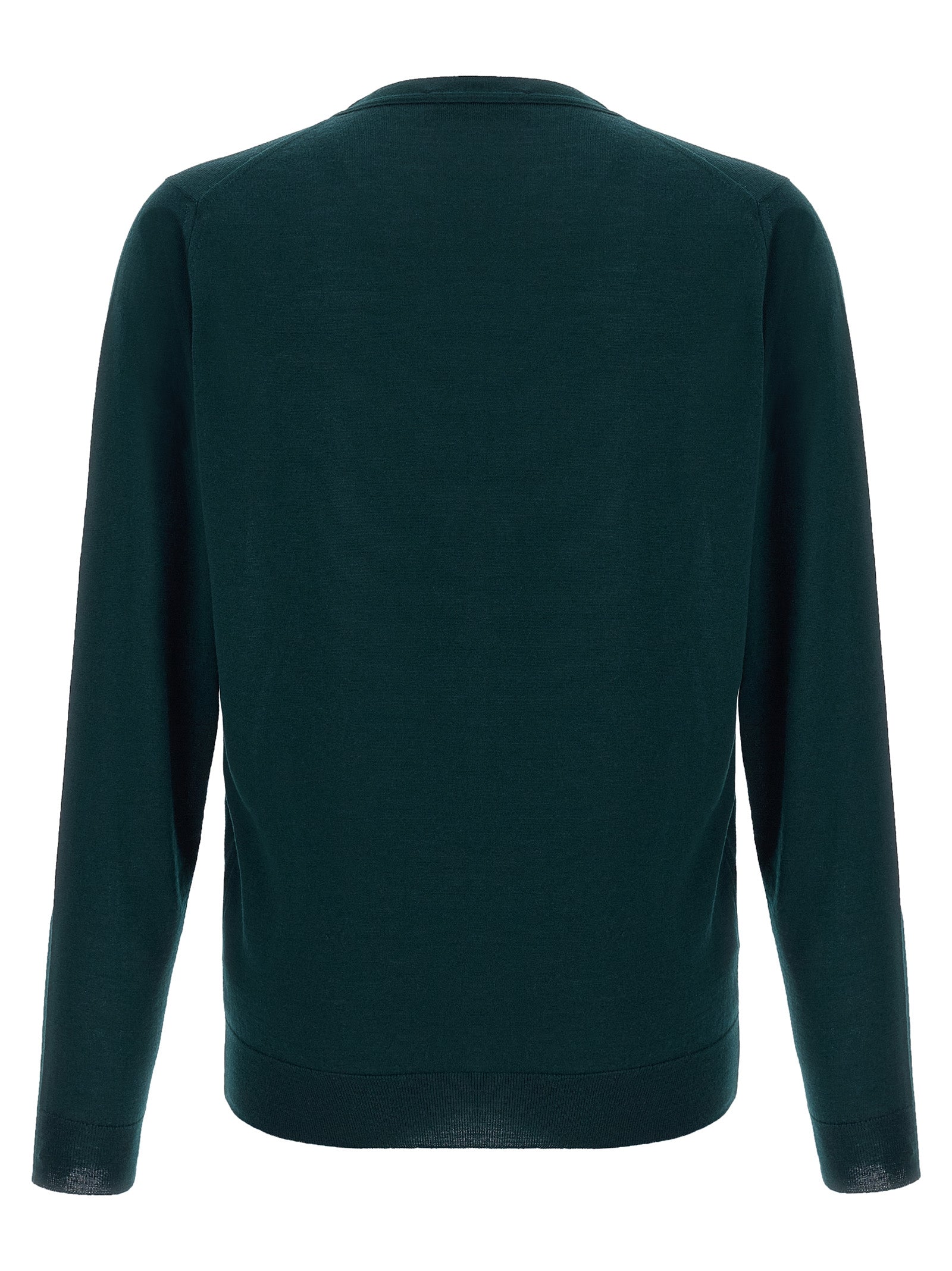Cardigan by JOHN SMEDLEY for men in merino wool bicolour & green showcases a captivating silhouette, artfully detailed with a captivating and for a truly sophisticated captivating look.