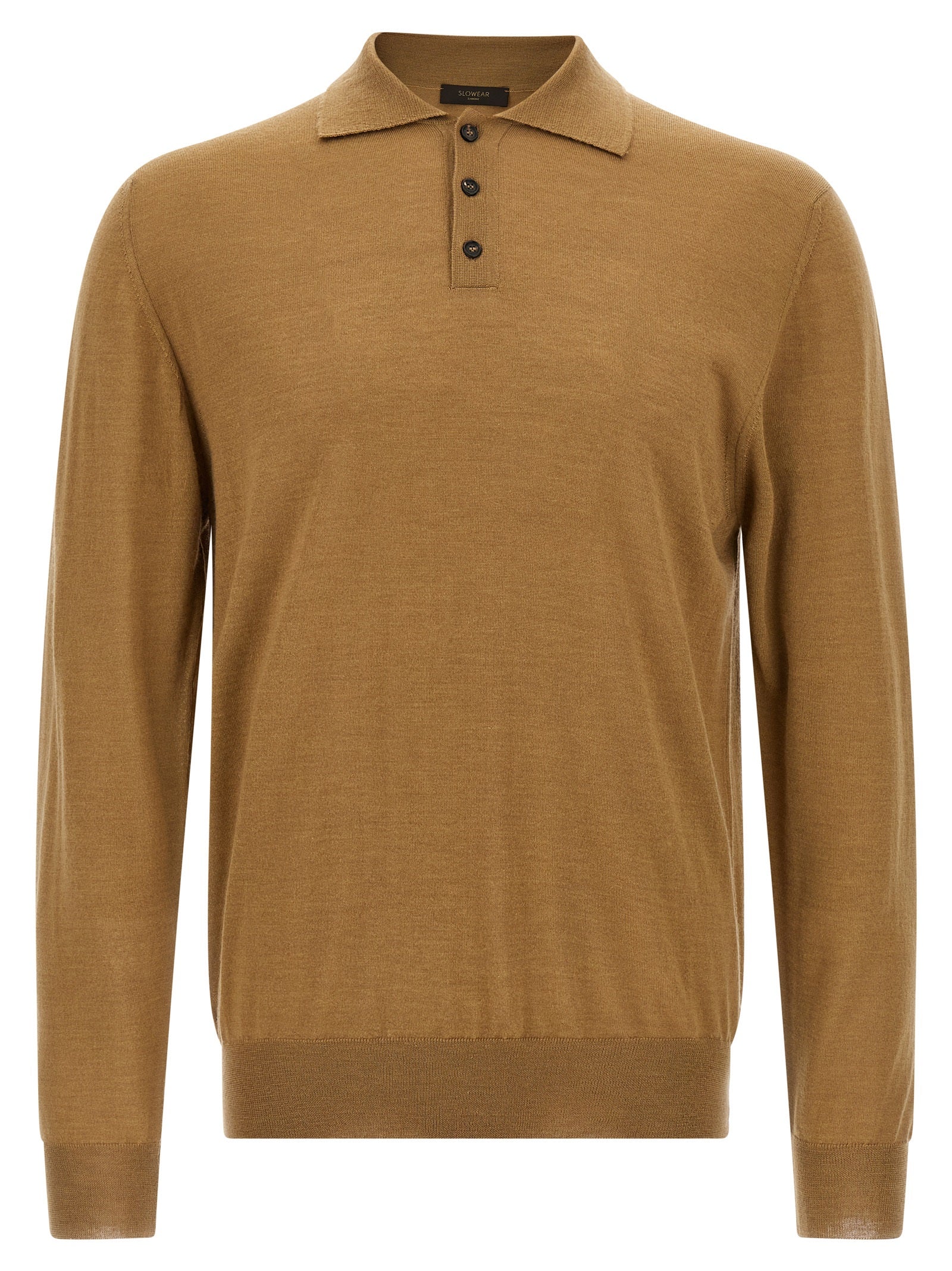 Polo Shirt by ZANONE for men in cashmere silk beige showcases a enviable silhouette, featuring a refined and for a enviable finish.