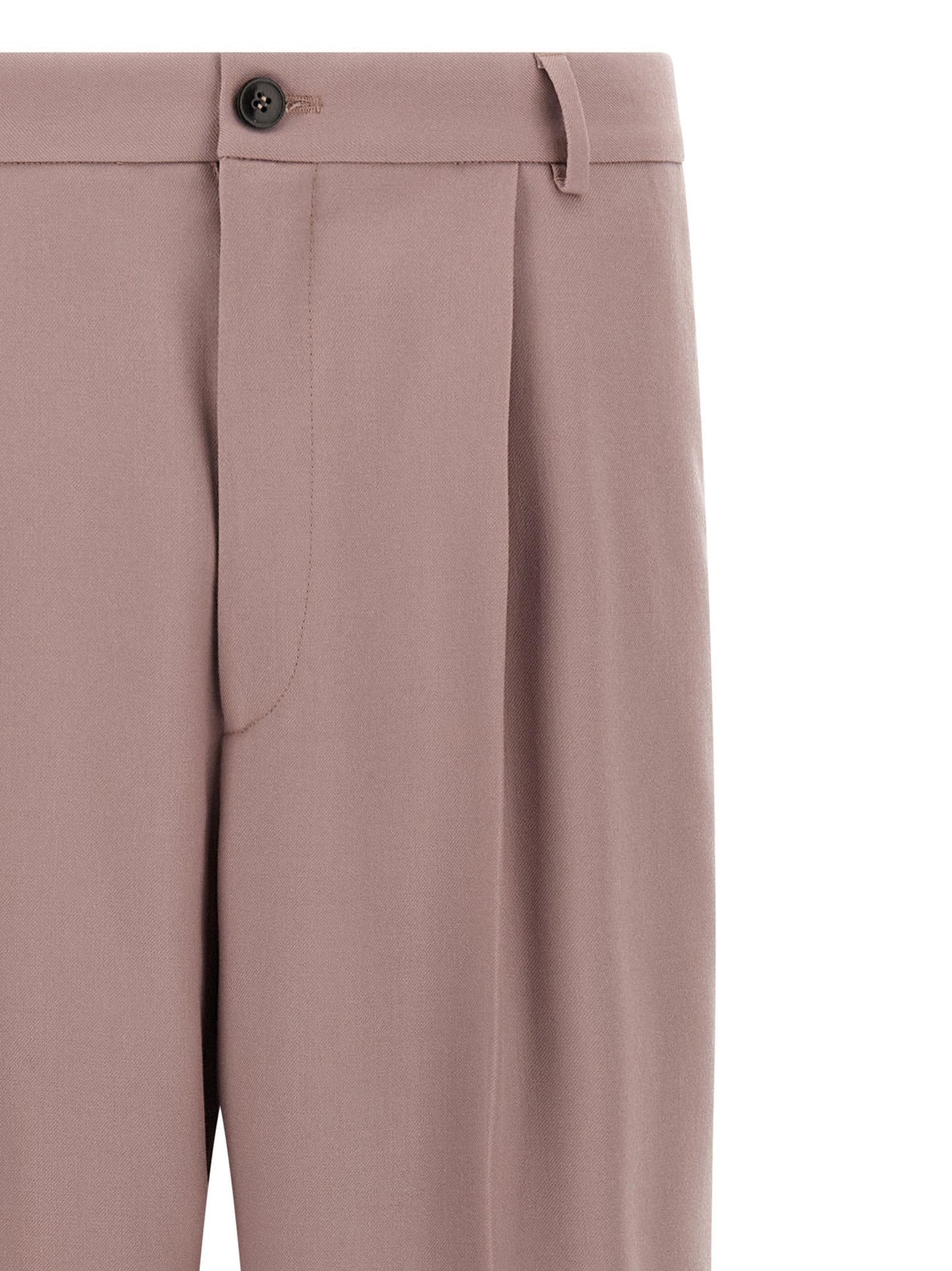 Trousers by Dries Van Noten for men in wool multicolor & pink features an sartorial silhouette, showcasing a precise straight-leg & wide and long with a sartorial for a refined look.