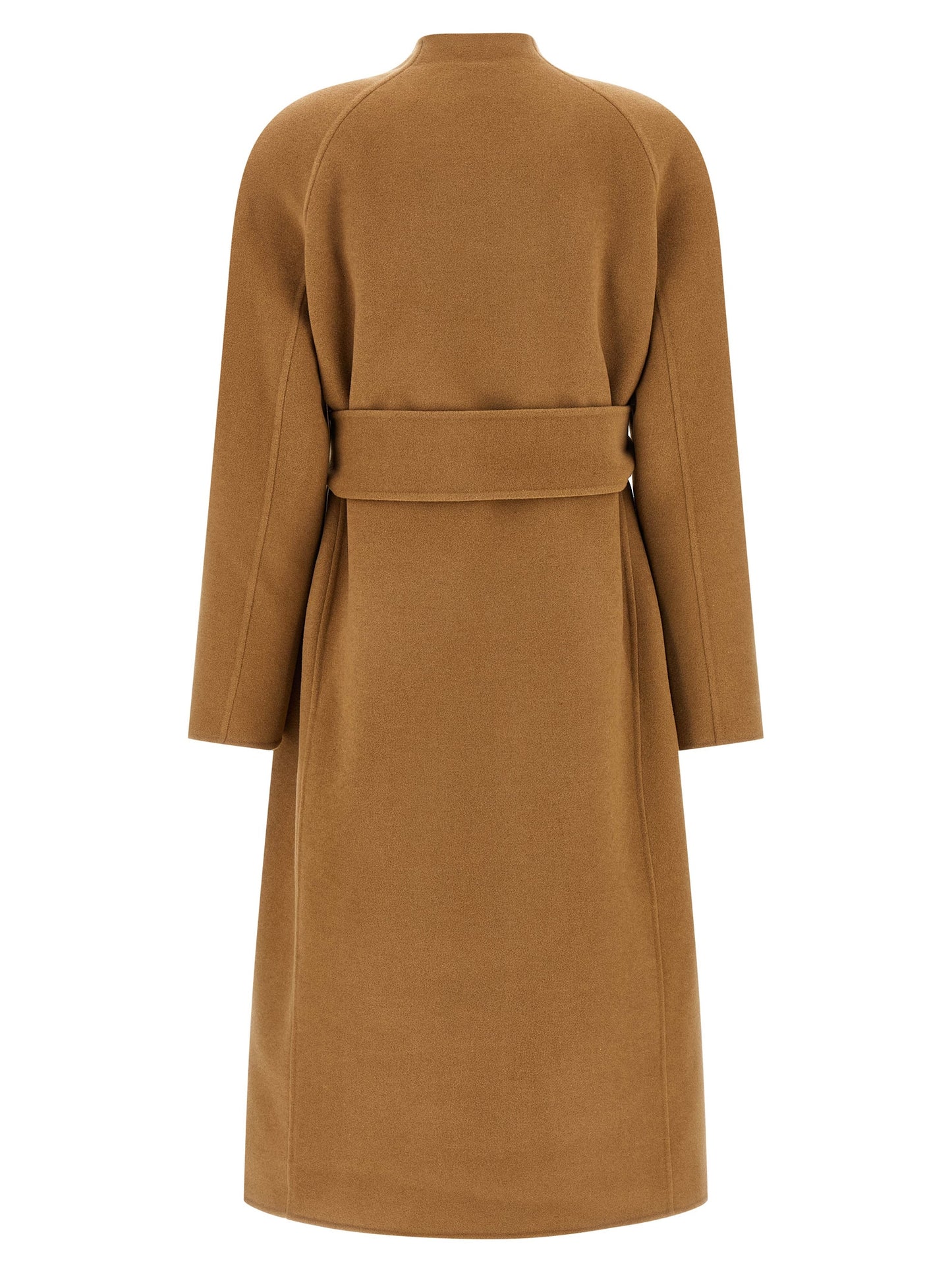 Khaite Brown Wool Coat