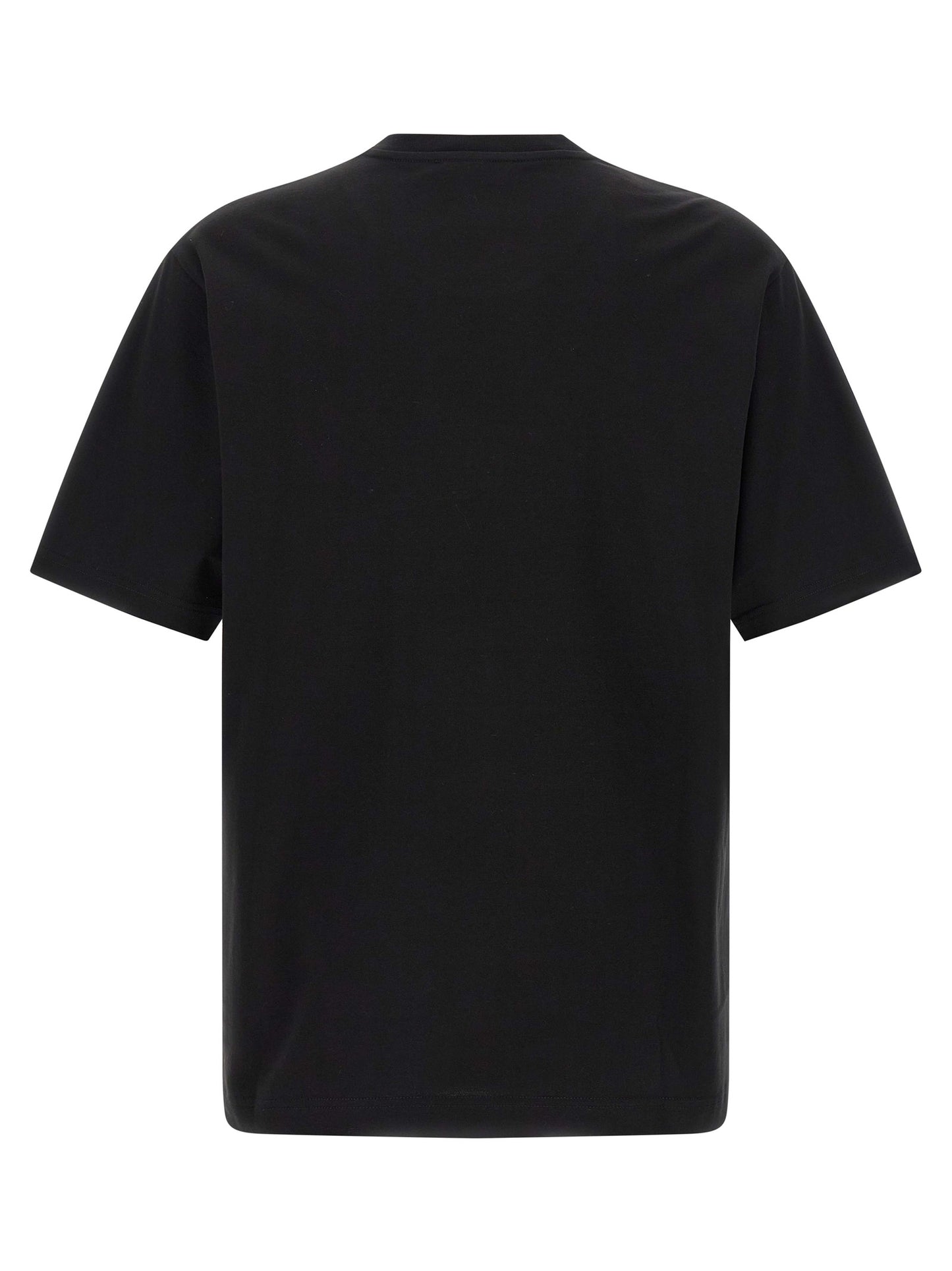 T-Shirt by Dolce & Gabbana for men in cotton bicolour, black & white features a plush silhouette, showcasing a sophisticated crew neckline and for a truly plush finish.
