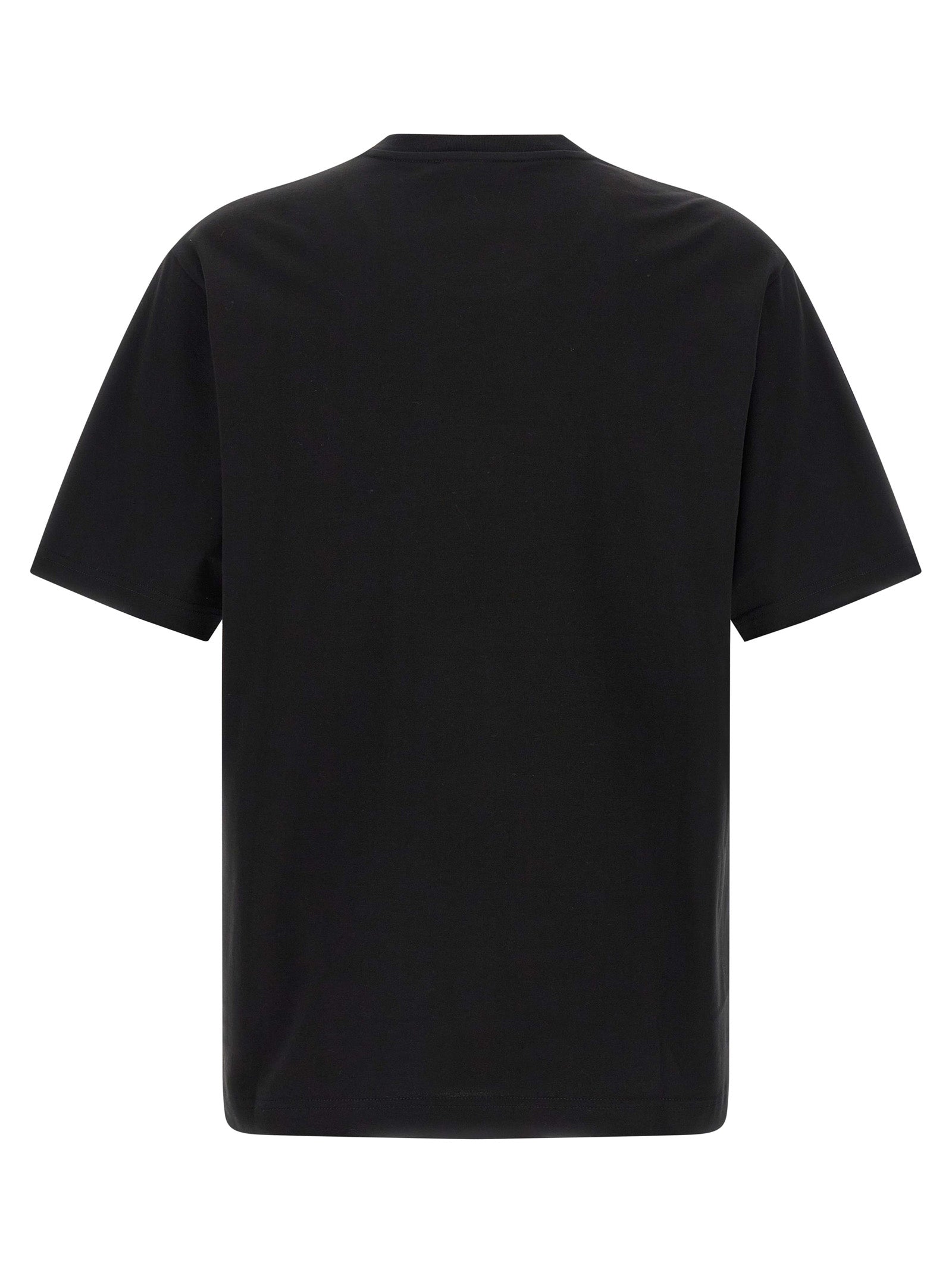 T-Shirt by Dolce & Gabbana for men in cotton bicolour, black & white features a plush silhouette, showcasing a sophisticated crew neckline and for a truly plush finish.