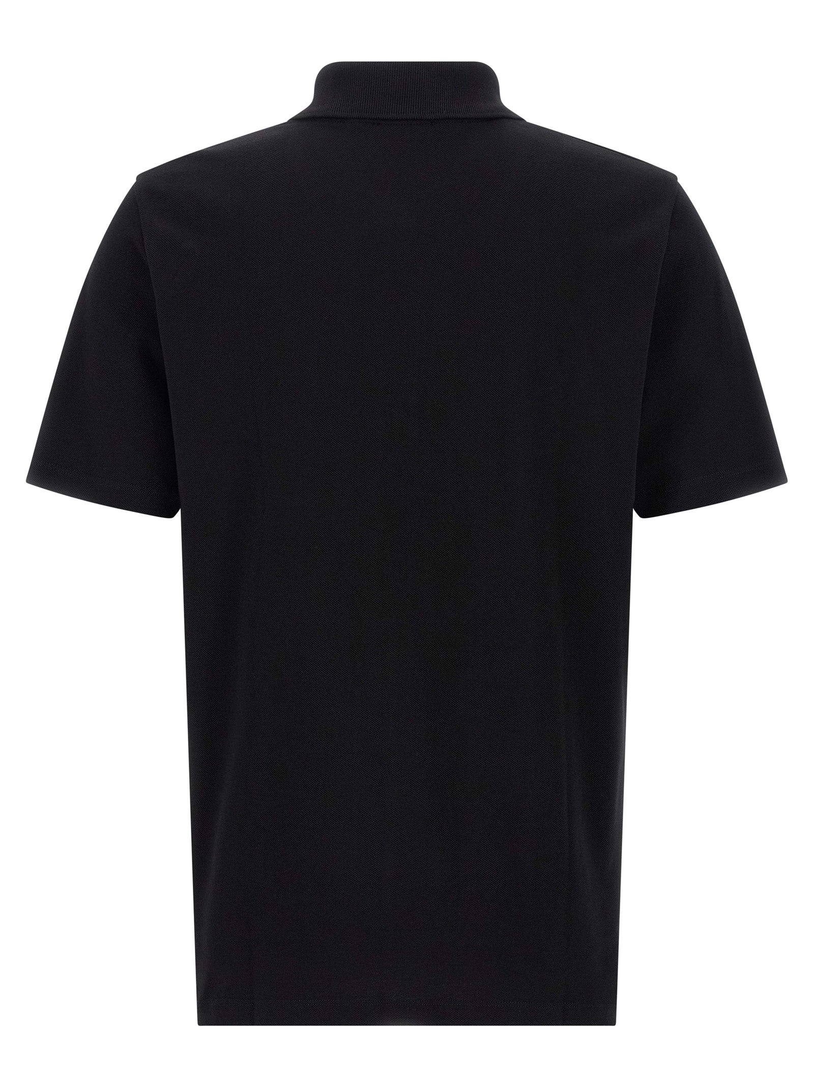 Polo Shirt by Balmain for men in cotton bicolour, black & white presents a sleek silhouette, featuring a refined and for a sleek finish.