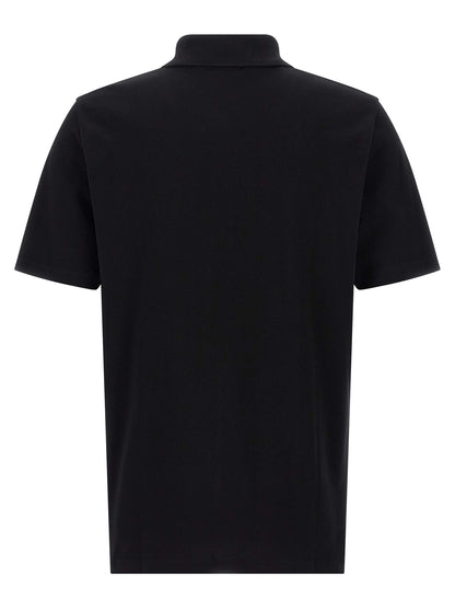 Polo Shirt by Balmain for men in cotton bicolour, black & white presents a sleek silhouette, featuring a refined and for a sleek finish.