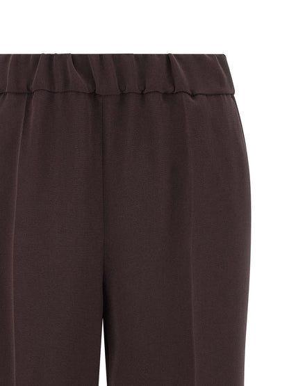 Casual Pants by Alberto Biani for women in polyester brown features a refined silhouette with a refined straight-leg, defined by a and a refined long for a refined finish.