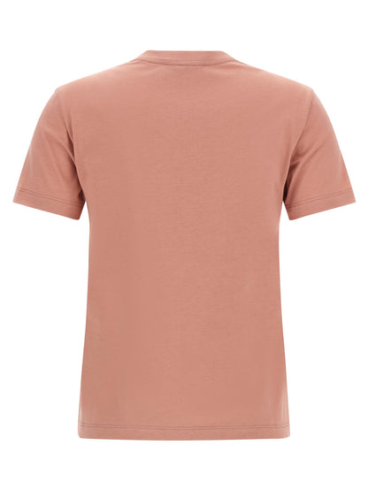 T-Shirt by Fendi for women in cotton multicolor, pink & print features a plush silhouette, showcasing a sophisticated and for a truly plush finish.
