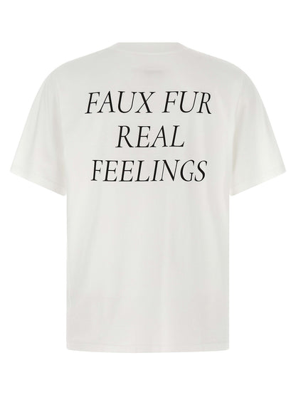T-Shirt by MM6 Maison Margiela for men in cotton bicolour, black, white & print showcases a chic silhouette, artfully detailed with a chic and for a chic finish.