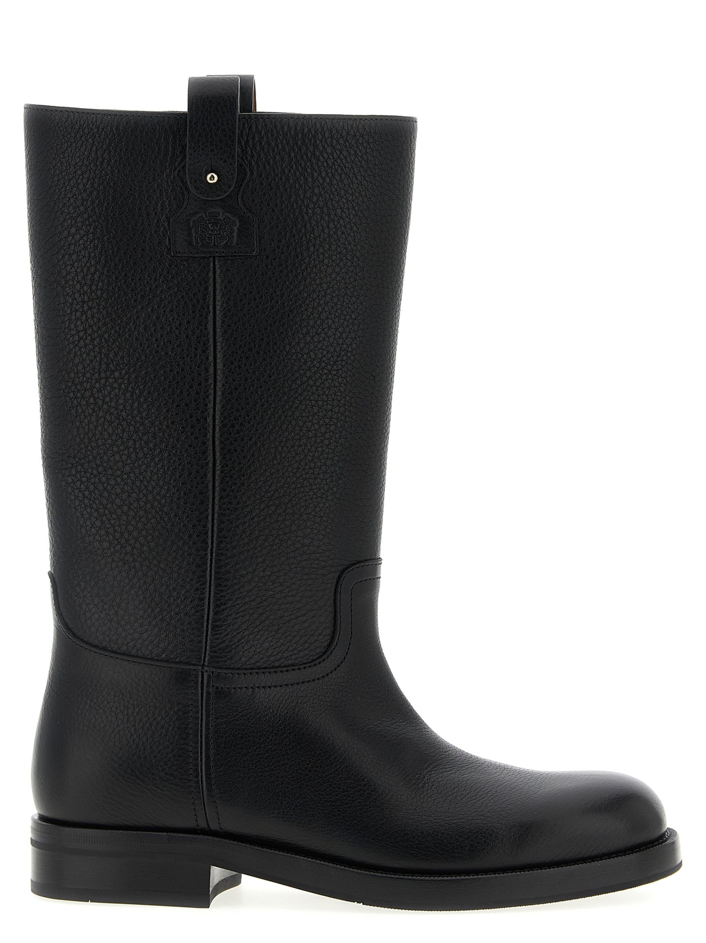 Over-The-Knee Boots by Church's for women in calfskin leather black features an avant-garde Peyton Women's Calfskin Leather Over-The-Knee Boots silhouette, defined by a sophisticated and a avant-garde round toe style.