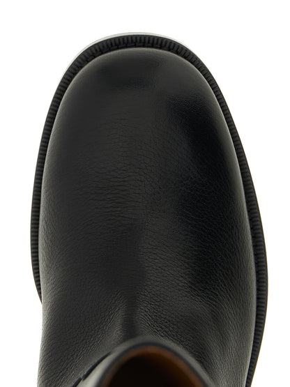 Over-The-Knee Boots by Church's for women in calfskin leather black showcases a impeccable silhouette as Peyton Women's Calfskin Leather Over-The-Knee Boots, artfully defined by a impeccable and a impeccable round toe style.