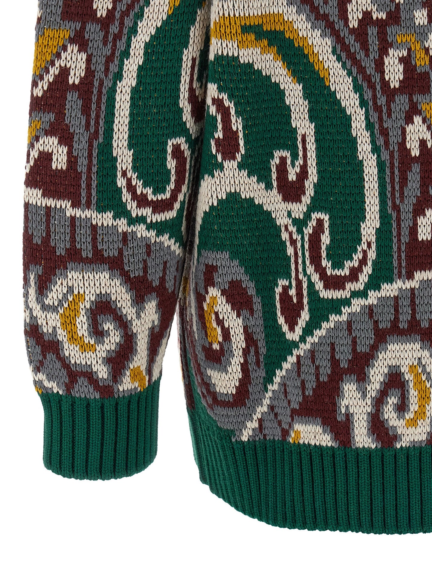 Cardigan by Etro for women in wool multicolor, patterned & jacquard presents a textural silhouette, artfully finished with a textural and for a sophisticated, textural look.
