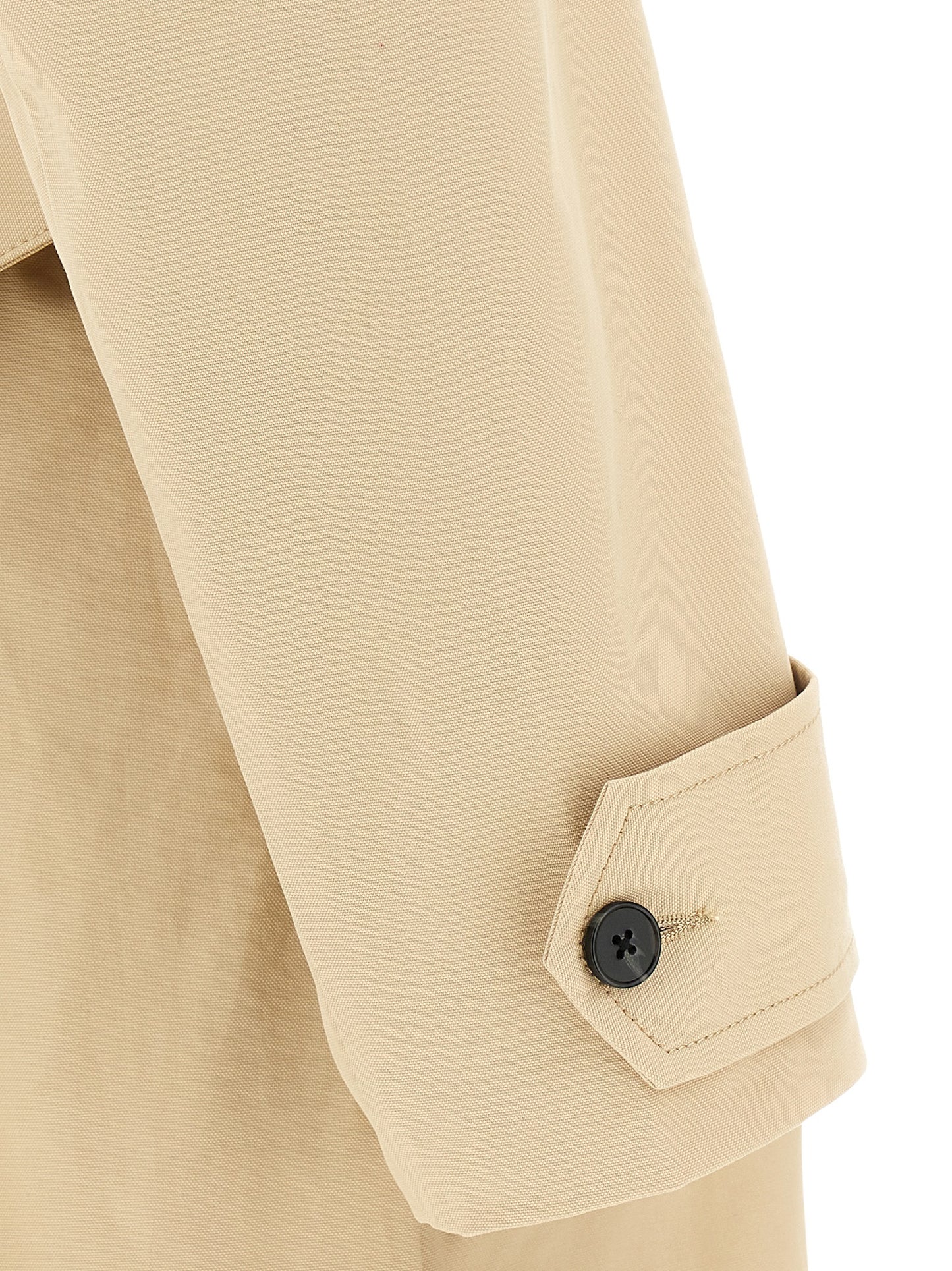 Trench Coat by Entire Studios for women in cotton canvas beige presents a distinguished silhouette, artfully detailed with and a distinguished for a sophisticated, distinguished finish.