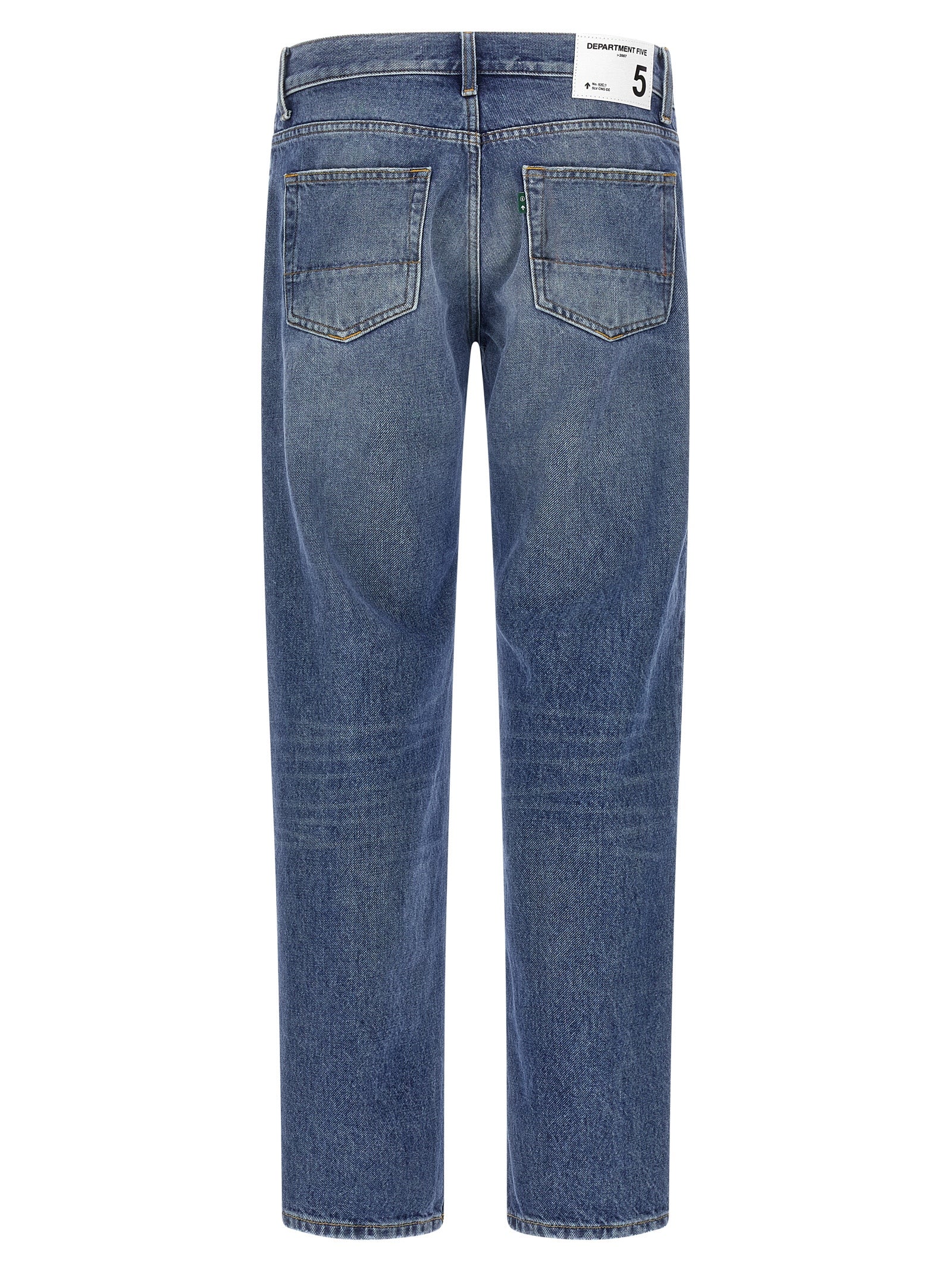 Jeans by Department 5 for men in denim cotton blue features an sophisticated and straight-leg with a precise long, creating a sophisticated and sophisticated silhouette.