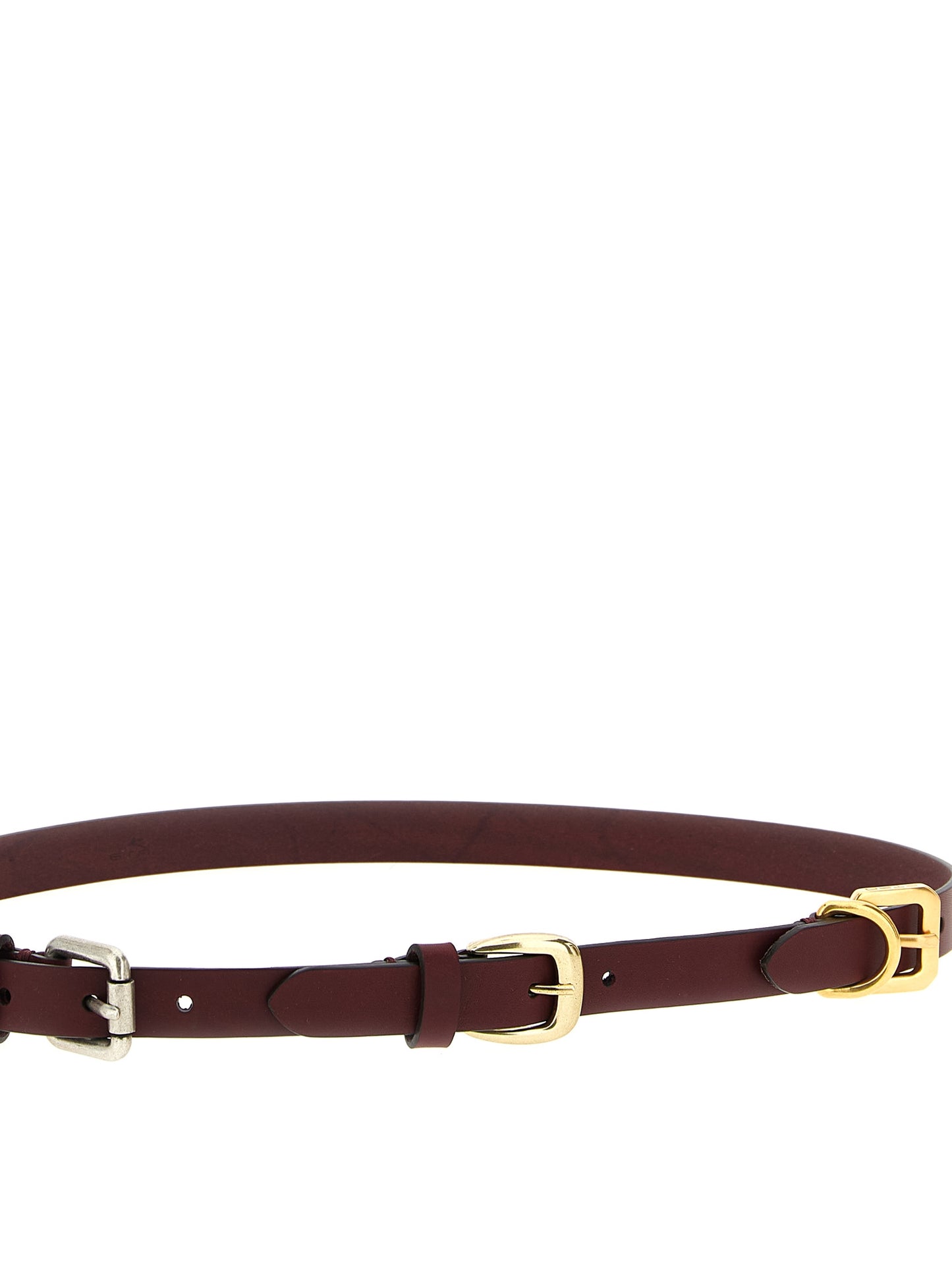 Belt by Etro for women in bos taurus calfskin leather bordeaux presents a artisanal silhouette from the Bos Taurus Calfskin Leather Belt collection, showcasing an artisanal design and refined craftsmanship for a artisanal look.