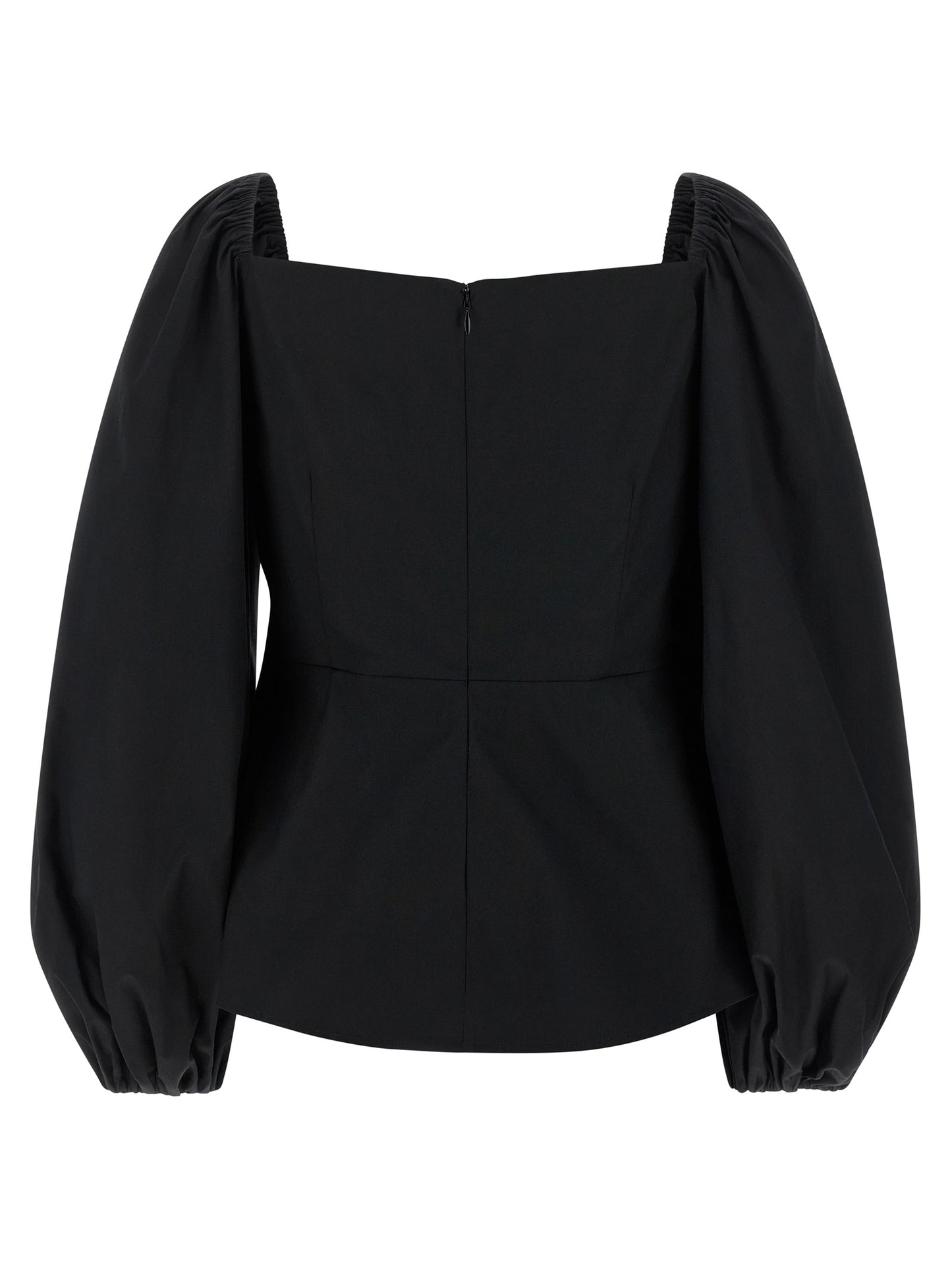Tank Top by Carolina Herrera for women in polyurethane cotton black showcases a sublime silhouette, with and round neckline details for a sublime finish.