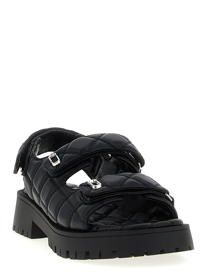 Marc Jacobs Black Lamb Leather Mid Heel Pumps