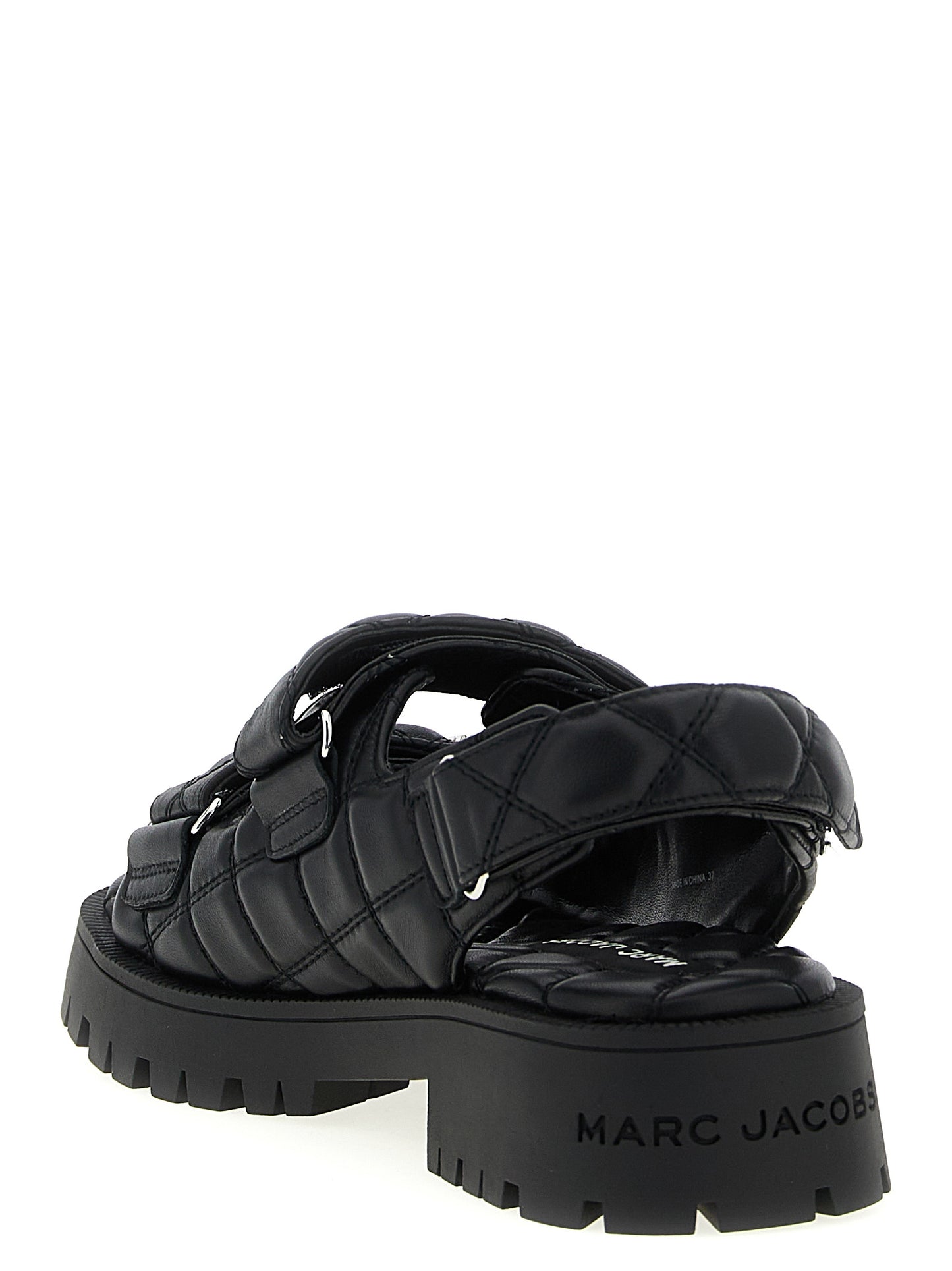 Marc Jacobs Black Lamb Leather Mid Heel Pumps