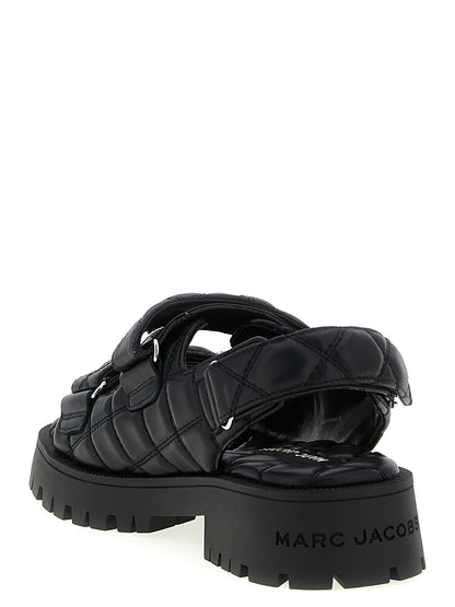 Marc Jacobs Black Lamb Leather Mid Heel Pumps