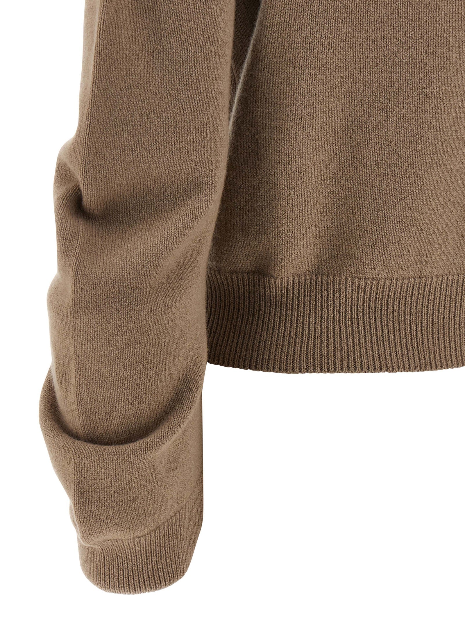 Cardigan by NUDE for women in virgin wool beige & nude features an impeccable silhouette, showcasing a sophisticated and detail for a truly impeccable finish.