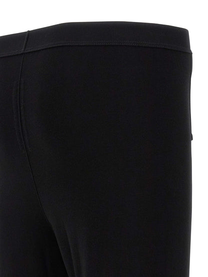 Activewear Leggings by Rick Owens for men in viscose nylon & alpaca wool black features a athletic leggings and with a long cut, showcasing technical for a athletic finish.