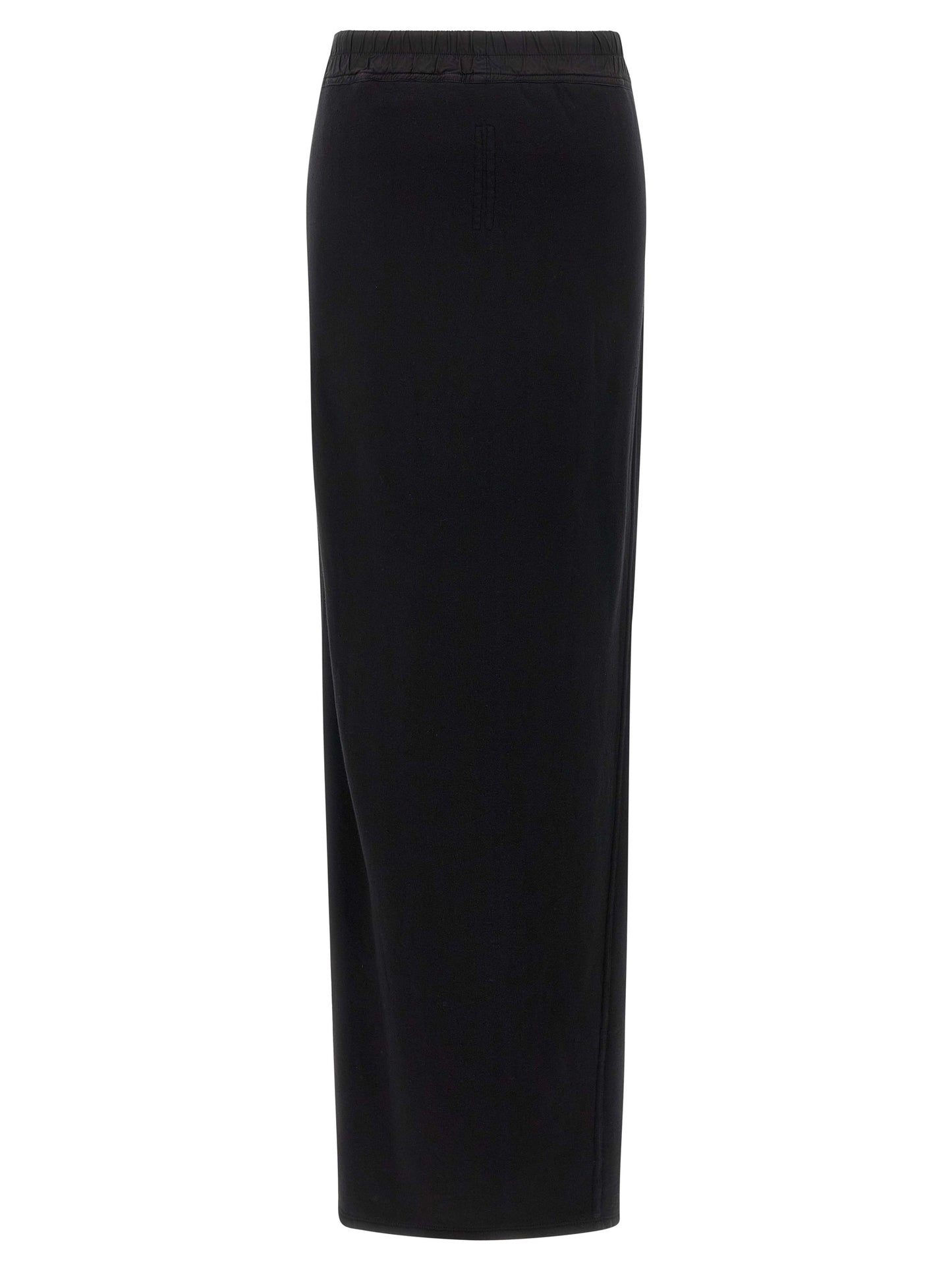 Skirt by DRKSHDW for women in cotton black features a captivating silhouette, showcasing the captivating Women's Cotton Mini Skirt design with a sophisticated mini for a captivating look.