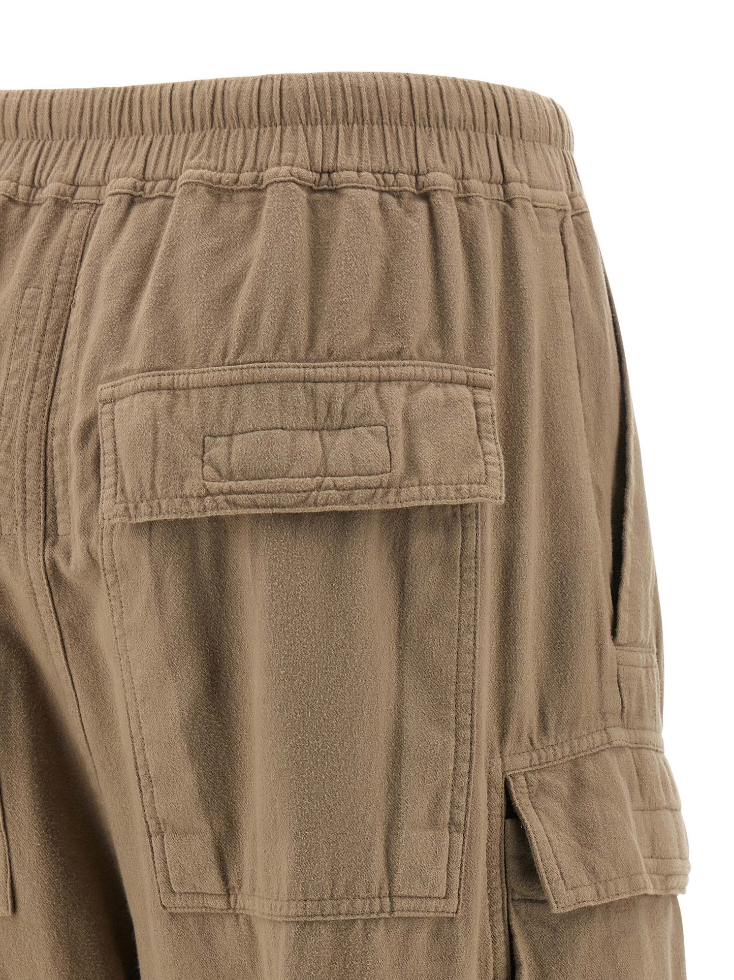Cargo Pants by DRKSHDW for women in cotton canvas beige features an stylish flared & wide with a long and , expertly finished with stylish utility detailing.