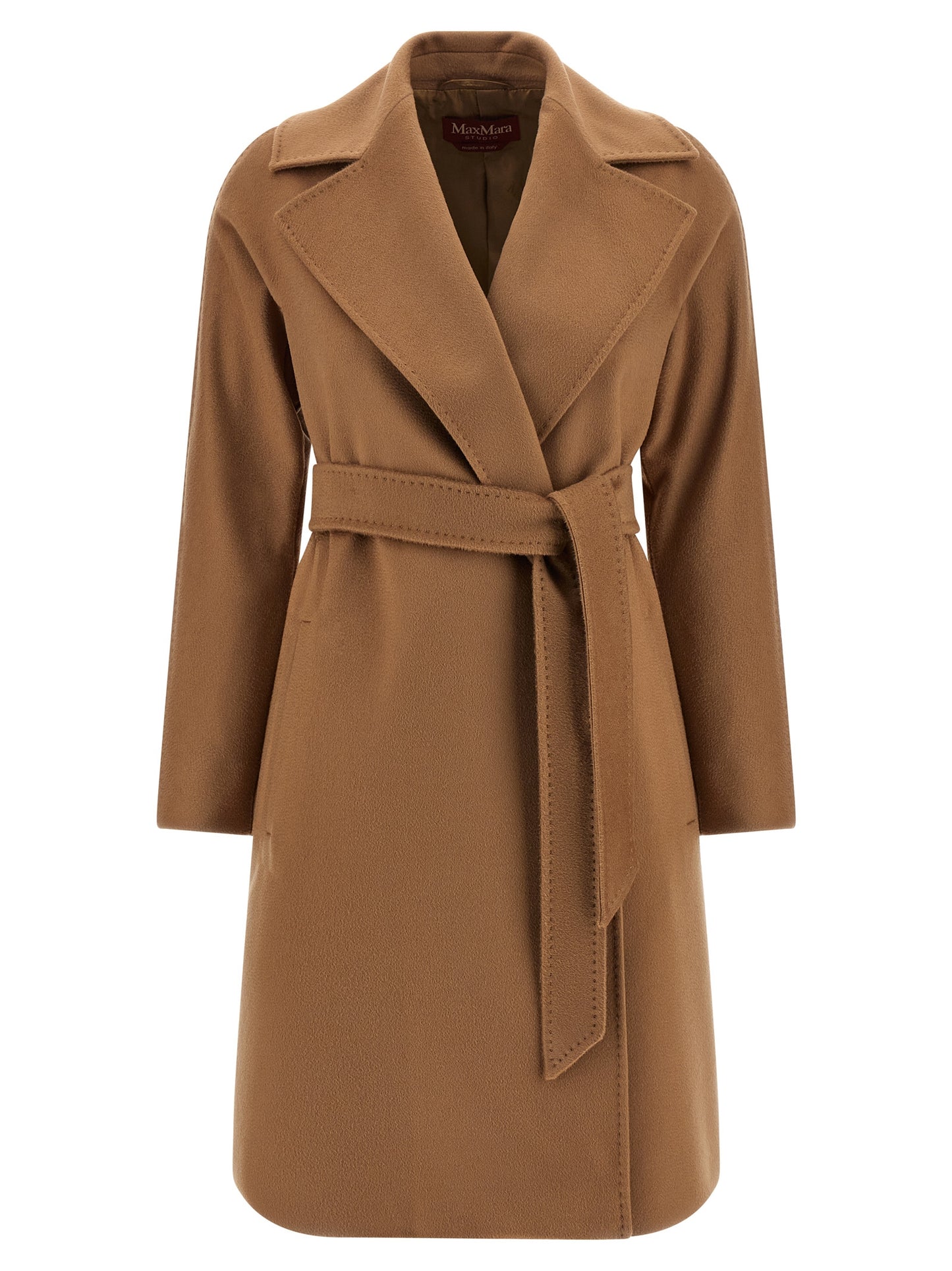Max Mara Women's Viscose & Virgin Wool Overcoat - Brown Monogram