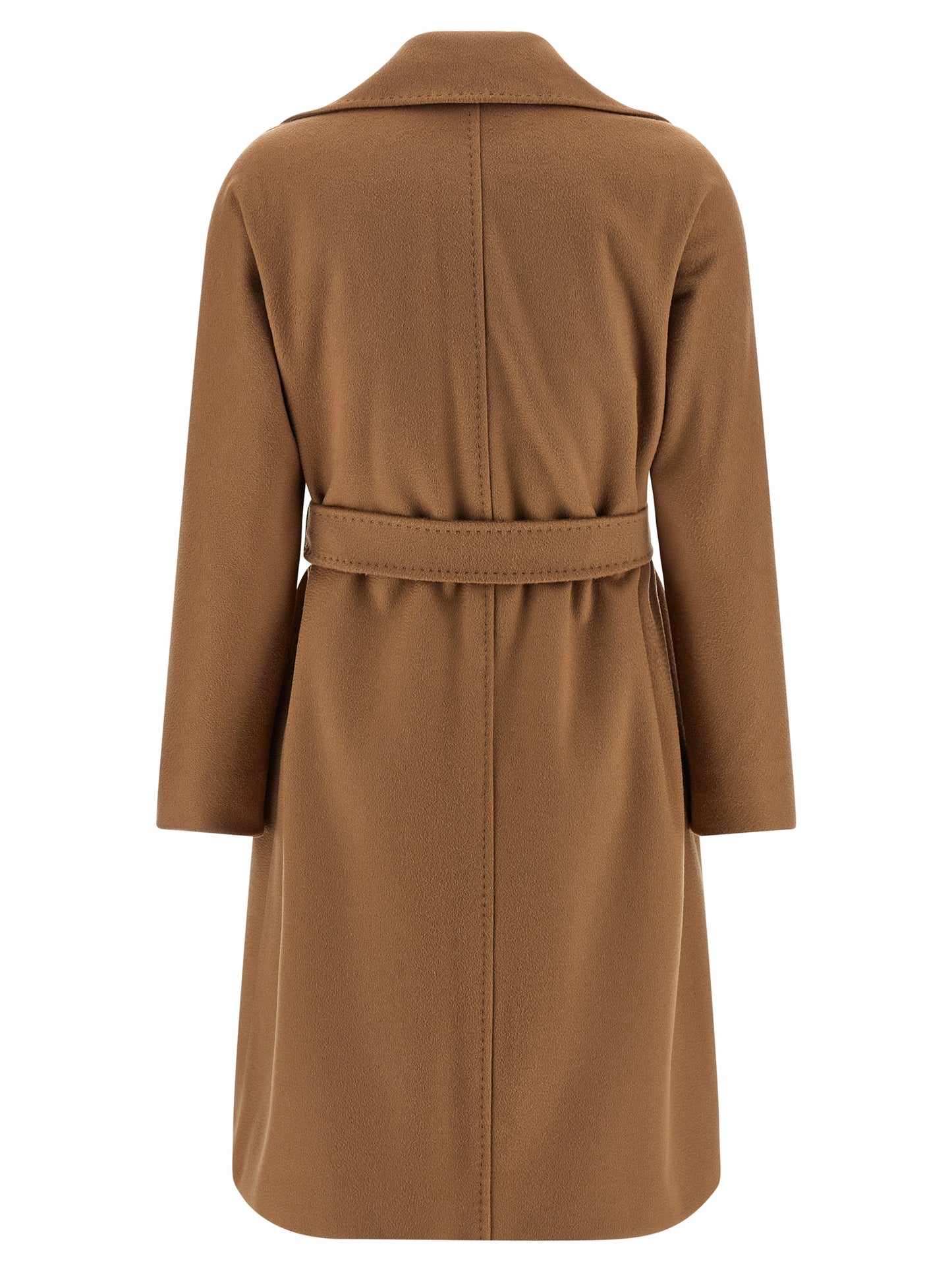 Max Mara Women's Viscose & Virgin Wool Overcoat - Brown Monogram
