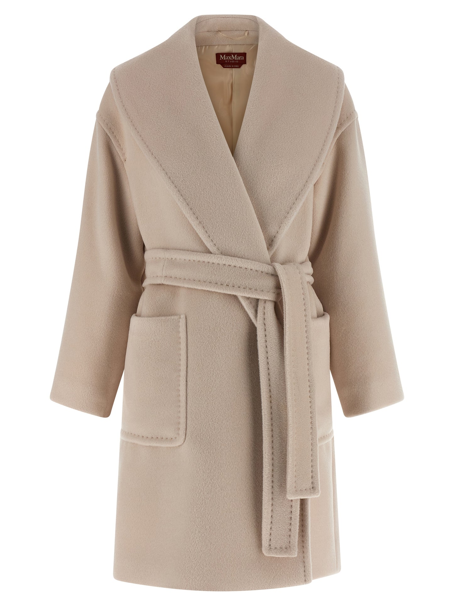 Max Mara Beige Wool Coat