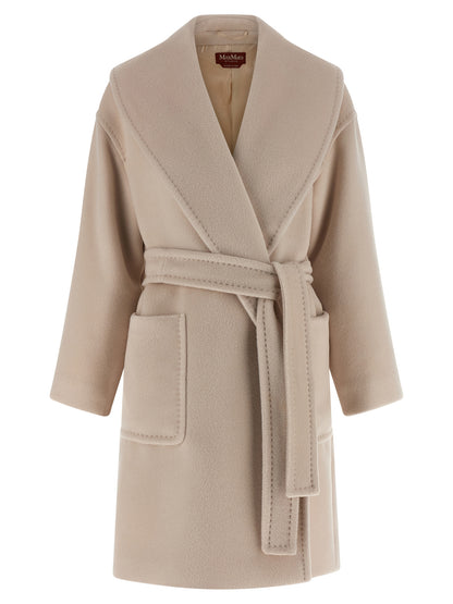 Max Mara Beige Wool Coat