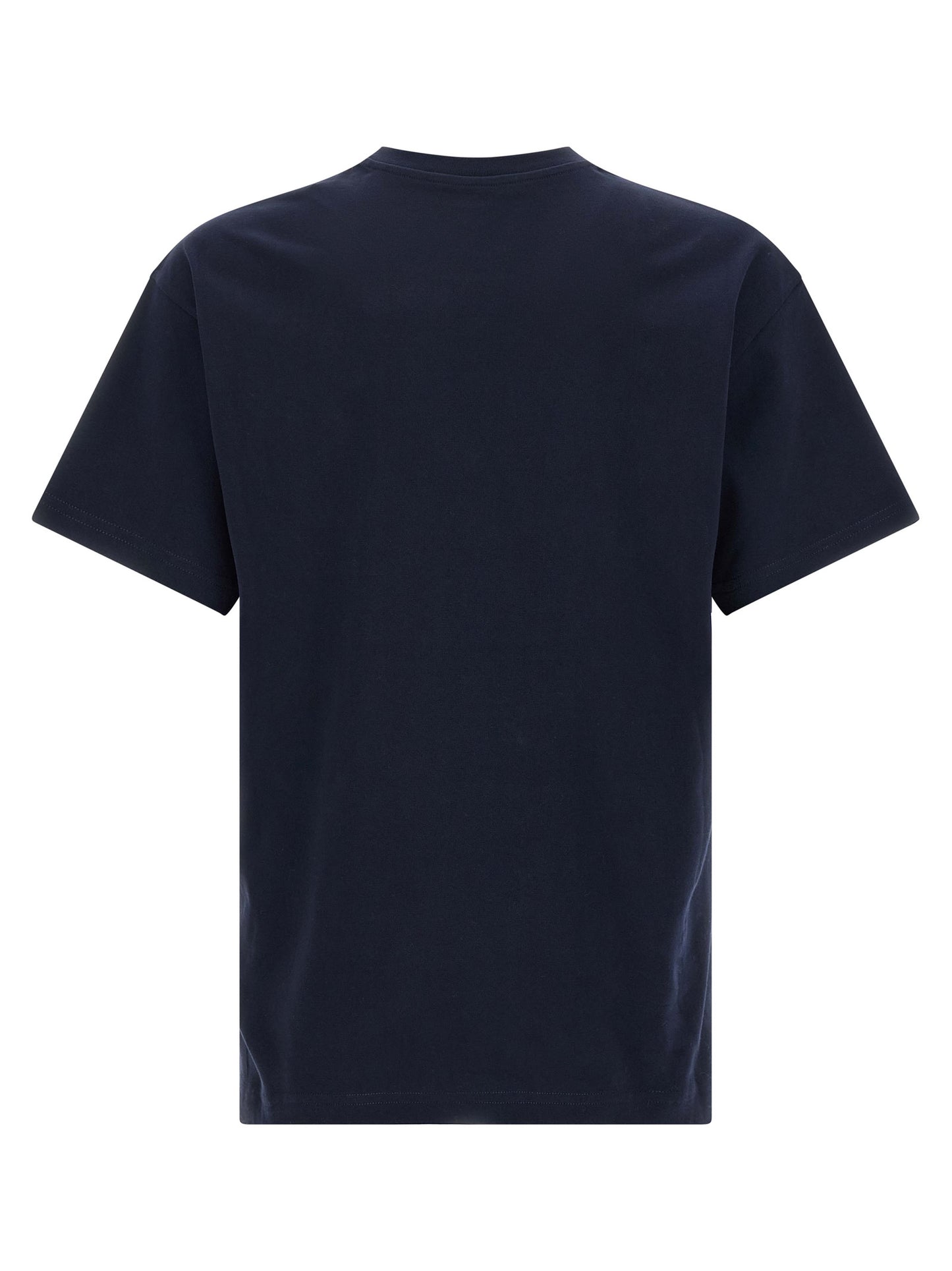 T-Shirt by Givenchy for men in cotton blue showcases a unassuming silhouette, artfully detailed with a refined and unassuming for a sophisticated, contemporary look.