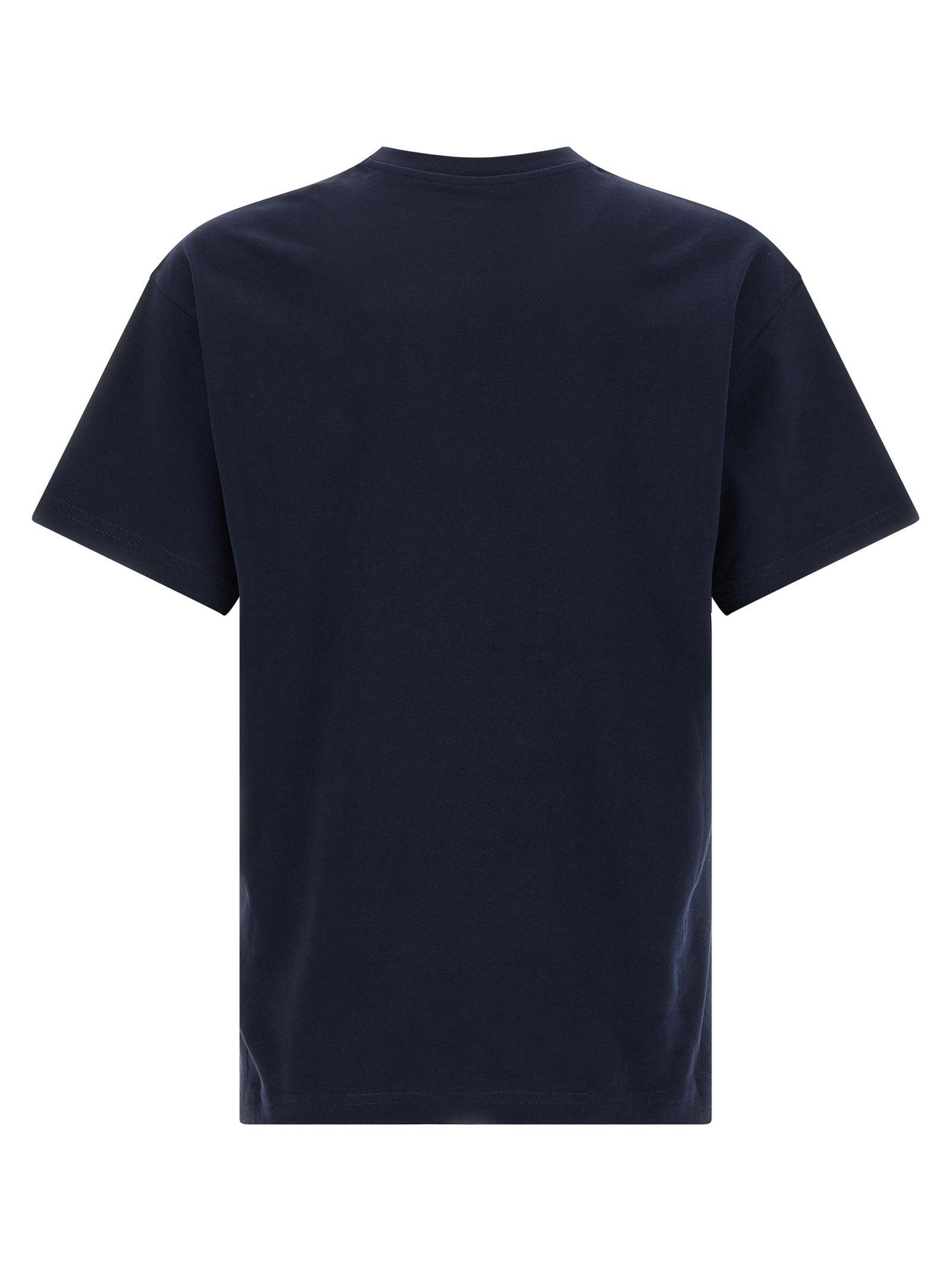 T-Shirt by Givenchy for men in cotton blue showcases a unassuming silhouette, artfully detailed with a refined and unassuming for a sophisticated, contemporary look.