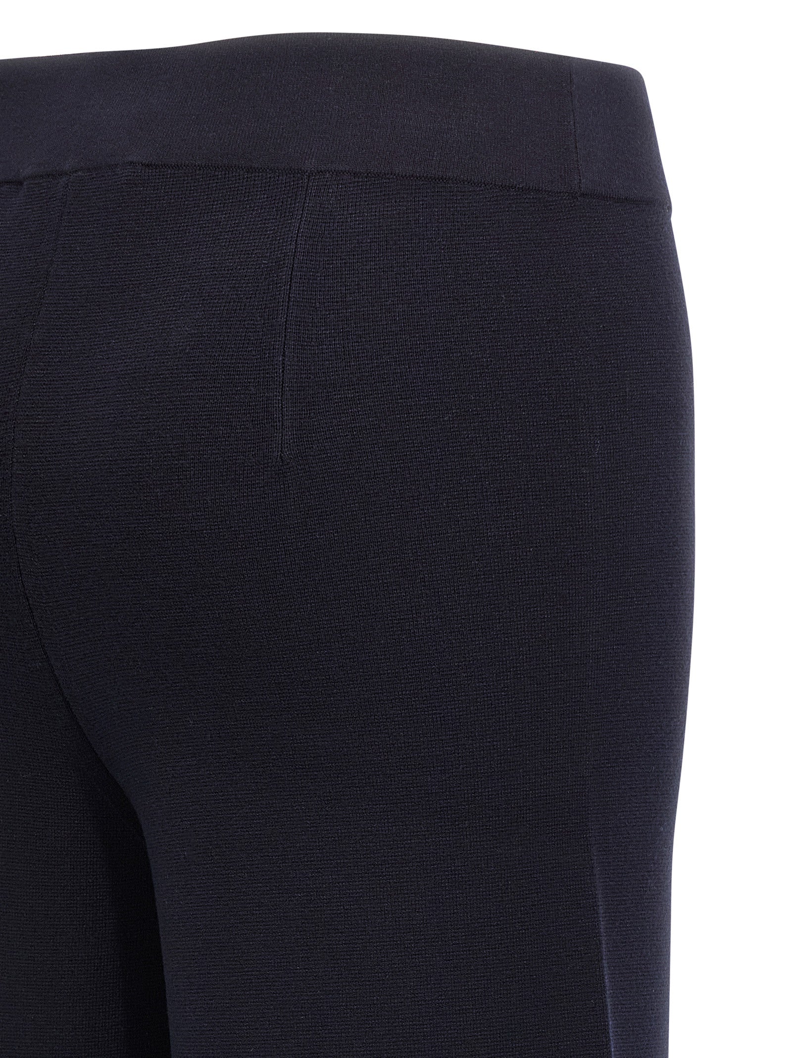 Trousers by Max Mara for women in polyester & viscose blue features a artisanal silhouette, showcasing a sophisticated wide with a long and for a artisanal finish.