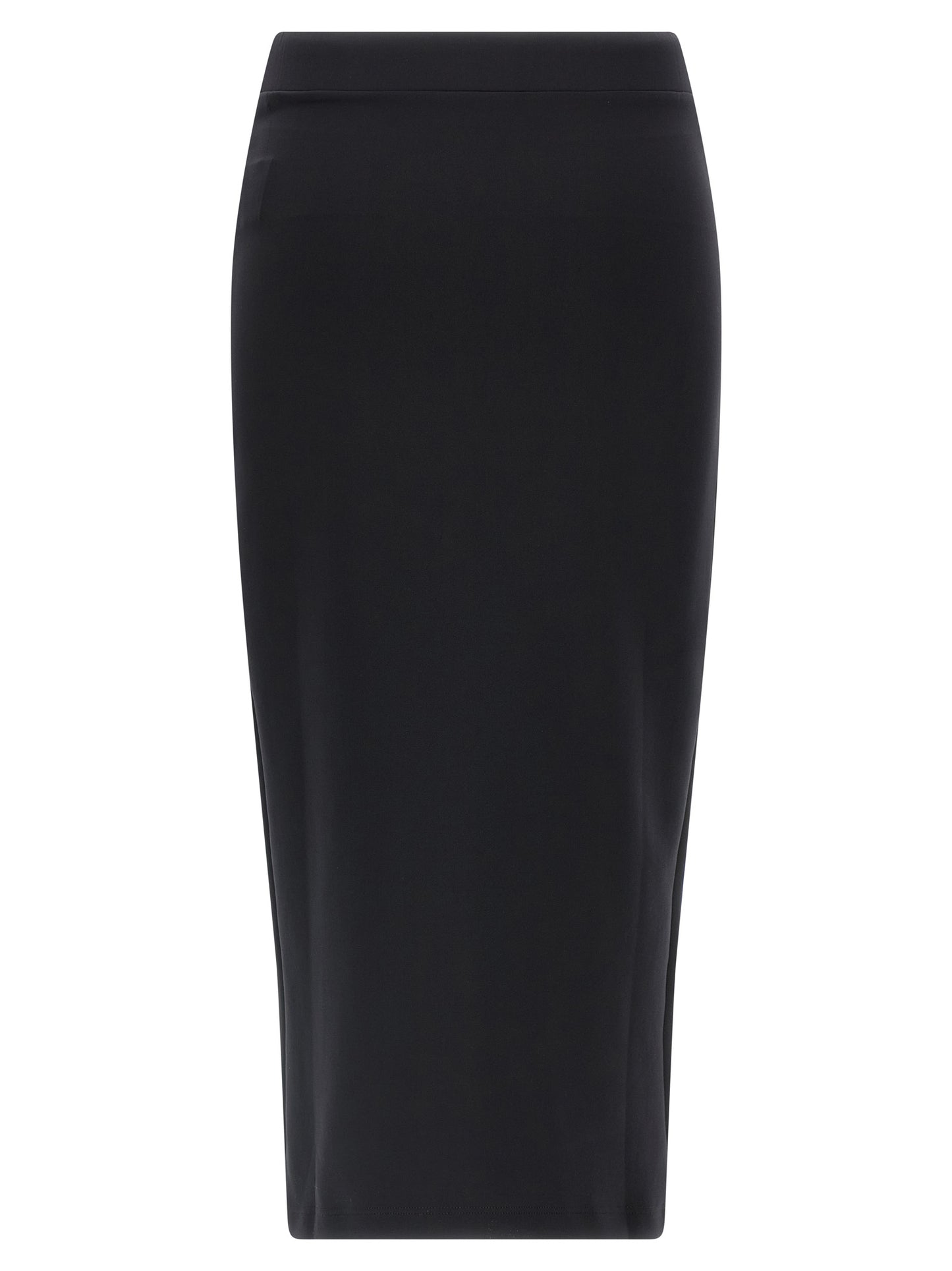 Skirt by Off-White for women in stretch polyamide black, white & print features a captivating silhouette, showcasing the captivating Women's Stretch Polyamide Midi Skirt design with a sophisticated midi for a captivating look.