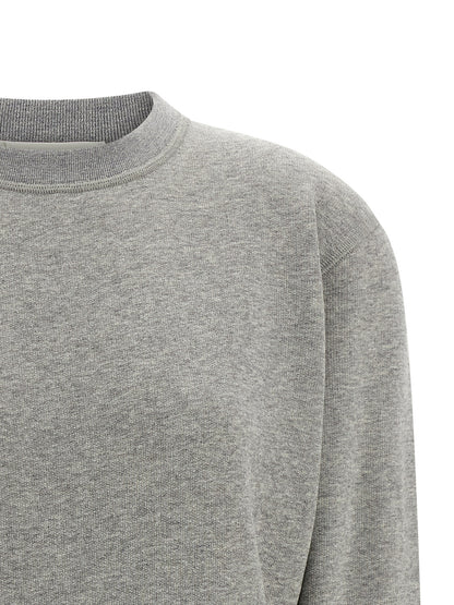 Activewear Sweatshirt by Darkpark for women in cashmere cotton blend gray features an contemporary silhouette with , refined detailing, and an contemporary for a sophisticated performance look.