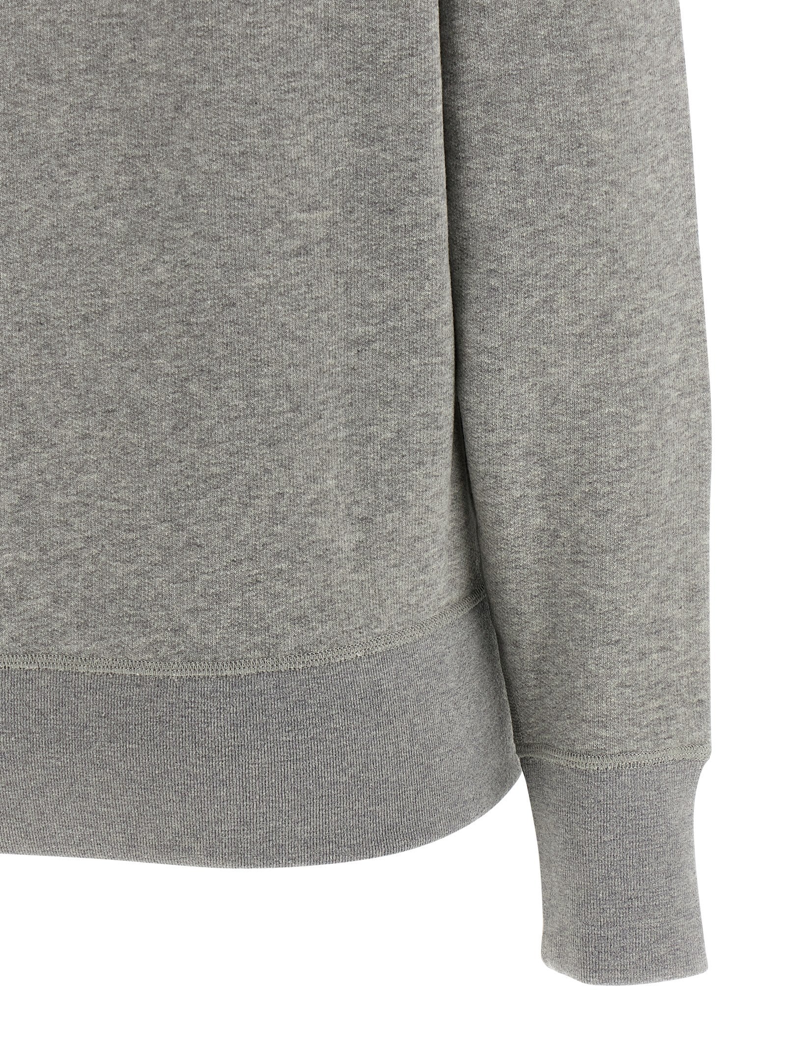 Activewear Sweatshirt by Darkpark for women in cashmere cotton blend gray presents a ergonomic silhouette, showcasing a sophisticated and detailed with premium for a ergonomic finish.