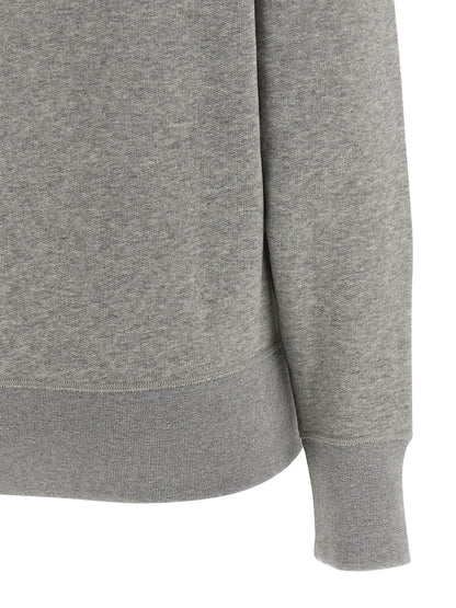 Activewear Sweatshirt by Darkpark for women in cashmere cotton blend gray presents a ergonomic silhouette, showcasing a sophisticated and detailed with premium for a ergonomic finish.