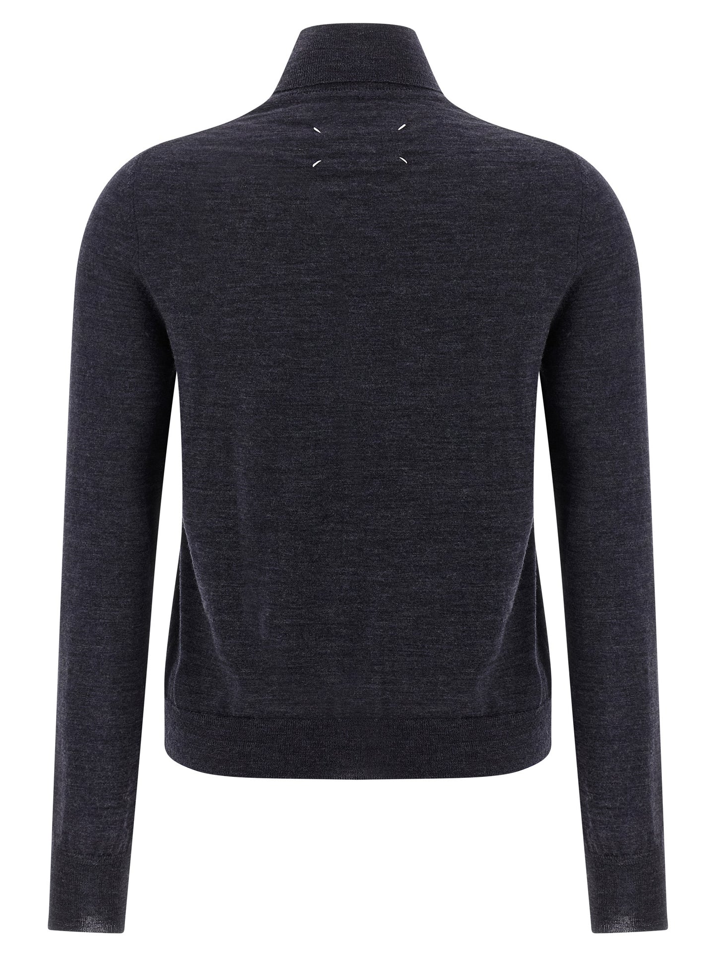 Maison Margiela Blue Wool Cardigan