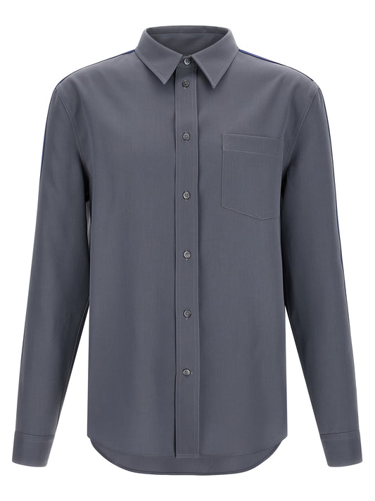 Shirt by Marni for men in virgin wool gray presents a discerning silhouette, showcasing a sophisticated and for a truly discerning finish.
