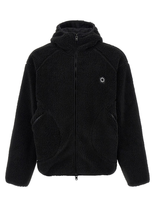 Sweatshirt Hoodie by Kenzo for men in polyester acrylic black showcases a city-ready silhouette, artfully detailed with a signature hooded neckline and for a city-ready finish.