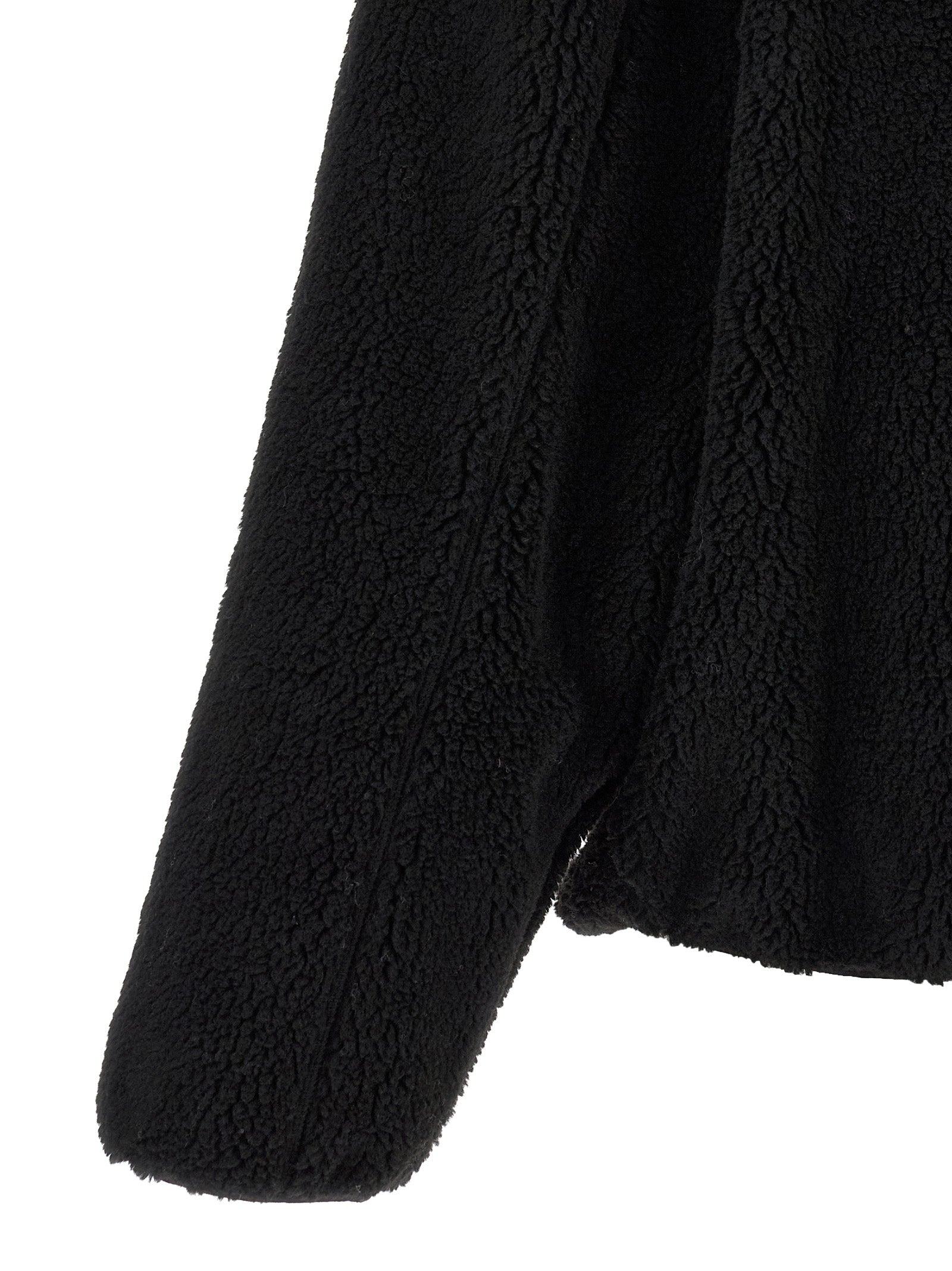 Sweatshirt Hoodie by Kenzo for men in polyester acrylic black features an dramatic silhouette, showcasing a sophisticated and dramatic for a refined, modern aesthetic.