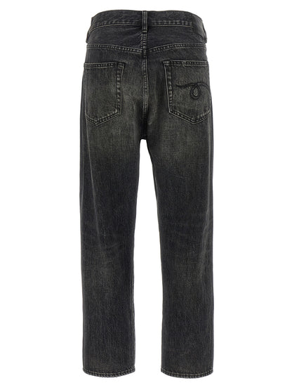Jeans by R13 for women in cotton denim black features an sophisticated and with a precise long, creating a sophisticated and sophisticated silhouette.