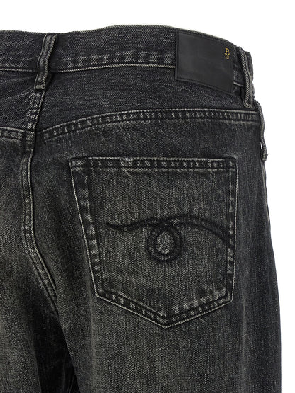 Jeans by R13 for women in cotton denim black features a refined silhouette with a refined , defined by a and a refined long for a refined finish.