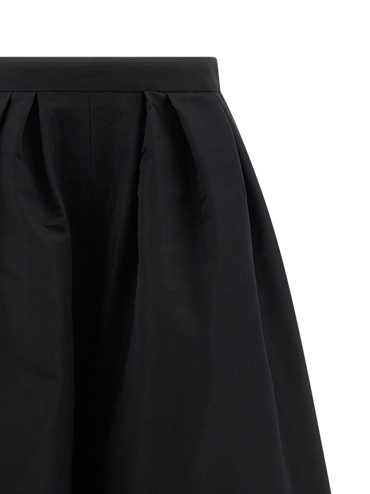 Carolina Herrera Black Silk Casual Pants