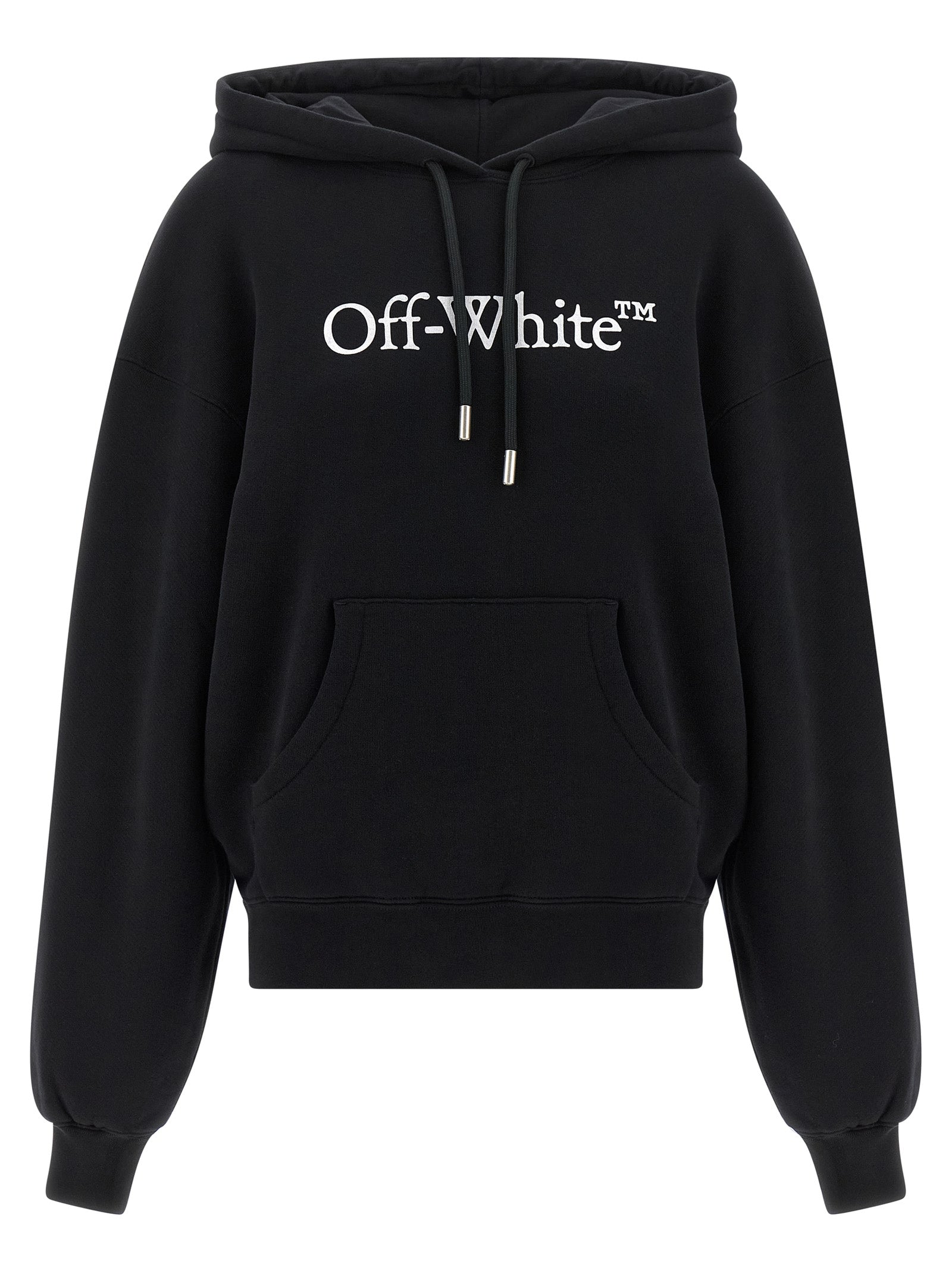 Sweatshirt Hoodie by Off-White for women in cotton bicolour, black, white & print features an luminous silhouette, showcasing a sophisticated hooded neckline and for a truly luminous look.