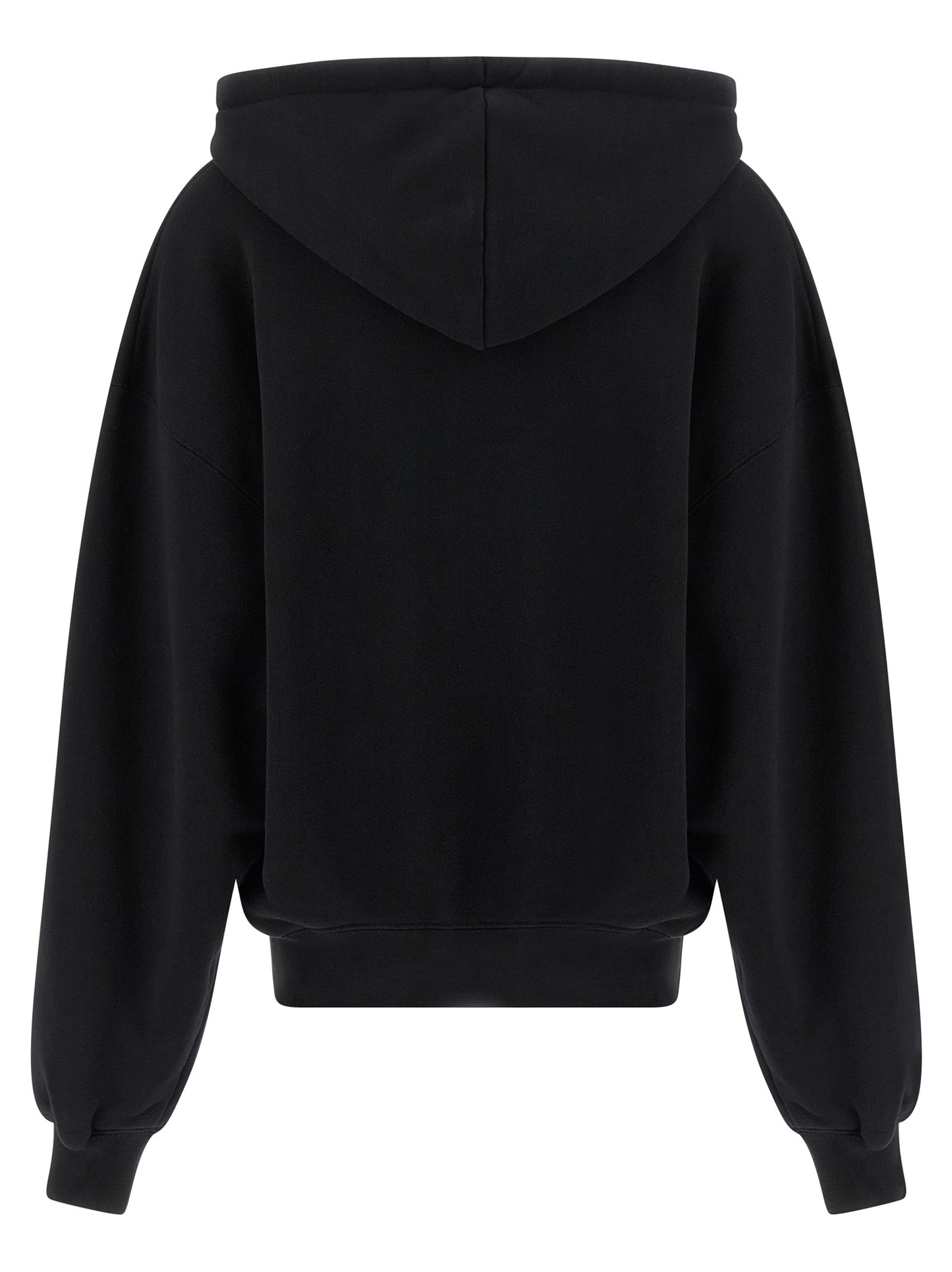 Sweatshirt Hoodie by Off-White for women in cotton bicolour, black, white & print features an avant-garde silhouette, showcasing a sophisticated hooded neckline and detail for a truly avant-garde finish.