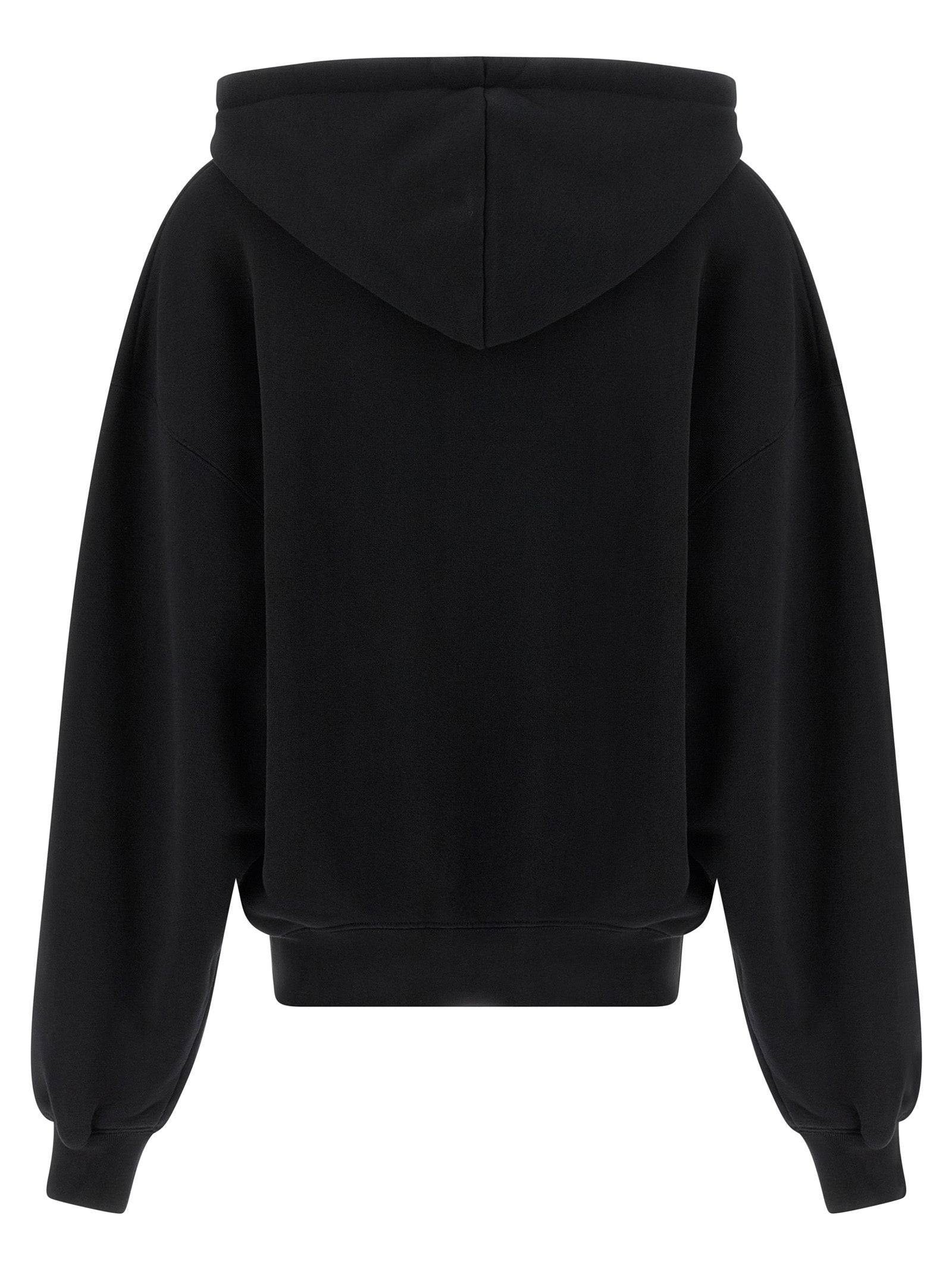 Sweatshirt Hoodie by Off-White for women in cotton bicolour, black, white & print features an avant-garde silhouette, showcasing a sophisticated hooded neckline and detail for a truly avant-garde finish.