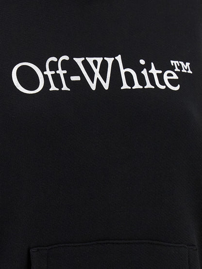 Sweatshirt Hoodie by Off-White for women in cotton bicolour, black, white & print showcases a city-ready silhouette, artfully detailed with a signature and for a city-ready finish.