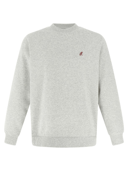 Sweatshirt by Gramicci for men in cotton polyester gray features a unrivaled silhouette with a refined crew neckline and unrivaled detailing for a sophisticated look.