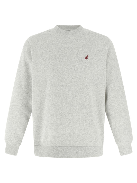 Sweatshirt by Gramicci for men in cotton polyester gray features a unrivaled silhouette with a refined crew neckline and unrivaled detailing for a sophisticated look.